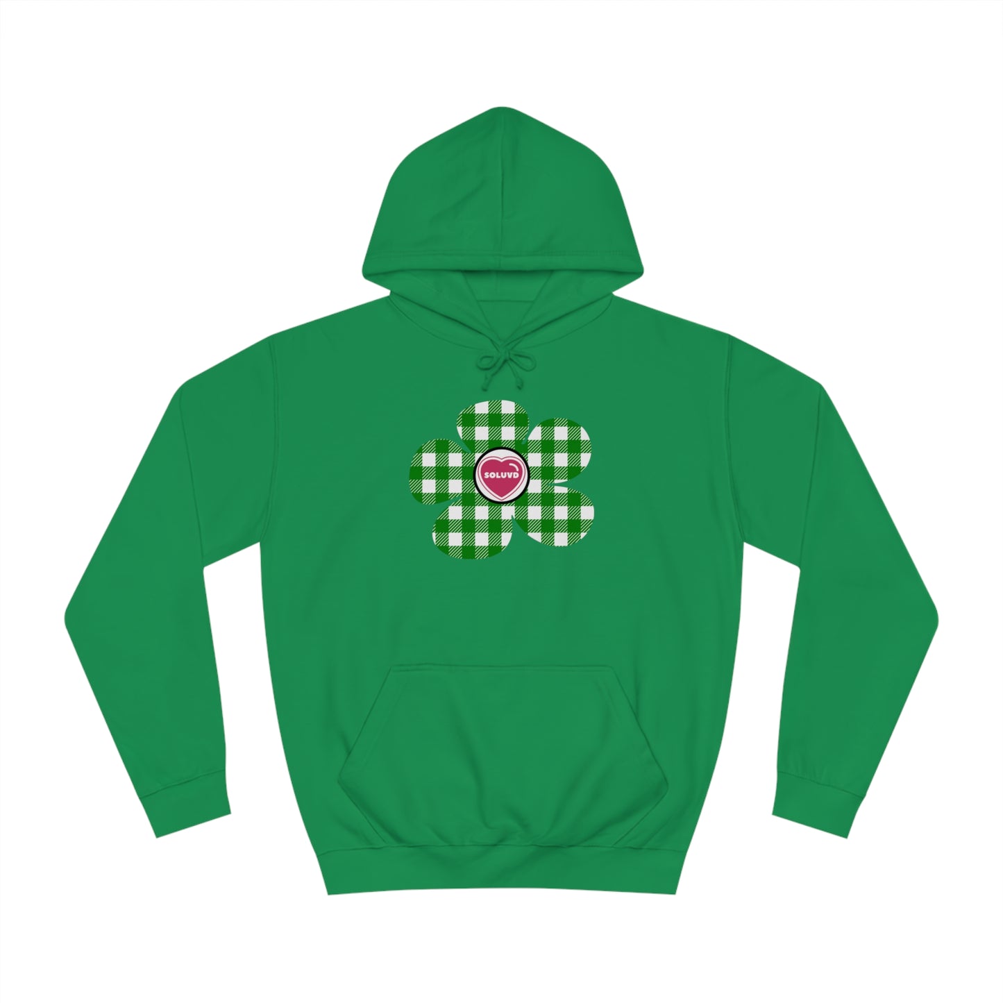 Soluvd Greenie Unisex College Hoodie