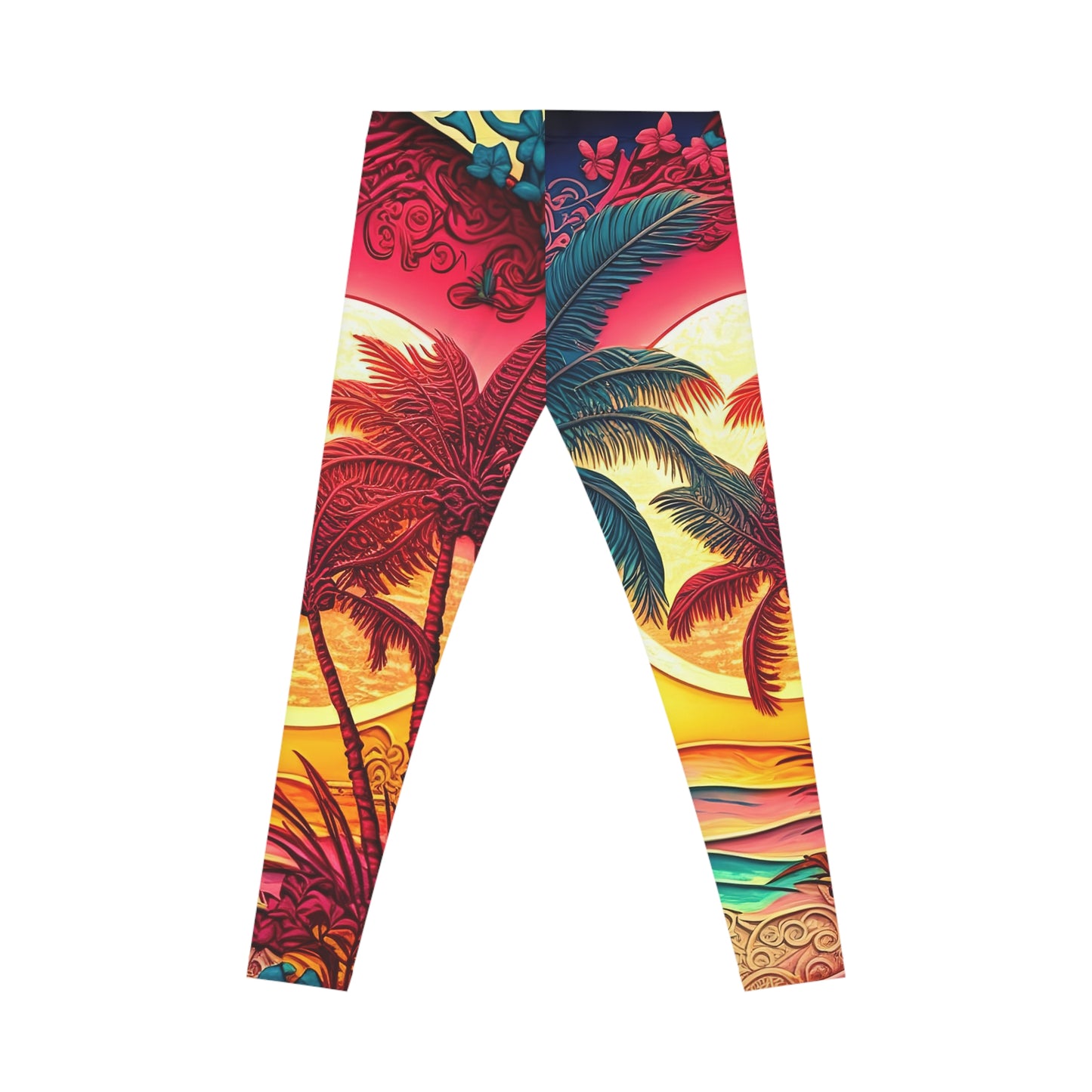 Soluvd SummerSun Women's Premium Leggings, Yoga Leggings