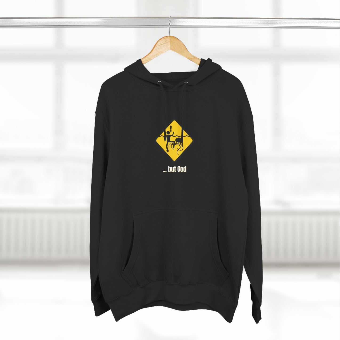 Soluvd But God... Three-Panel Fleece Hoodie