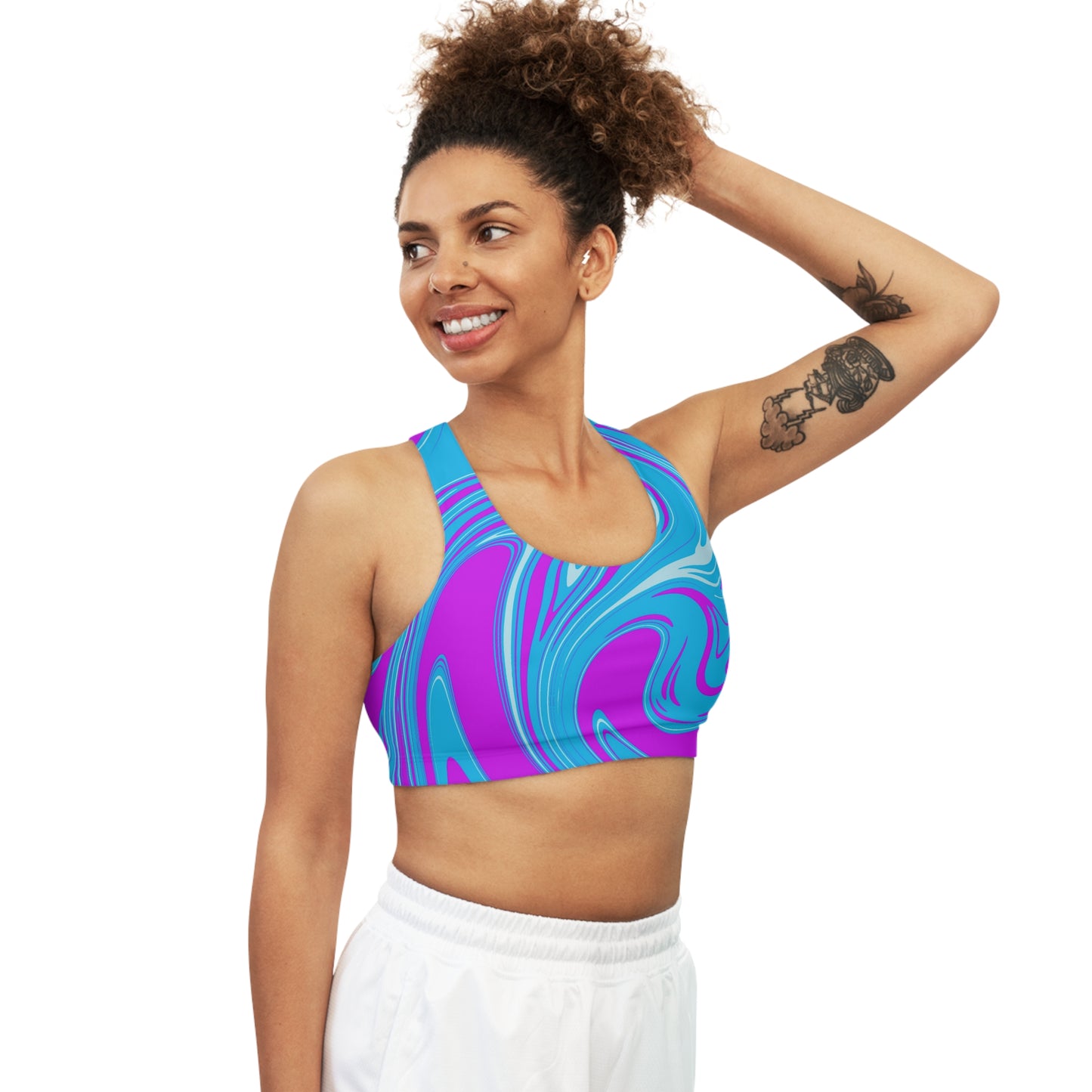 Soluvd Swirlie Seamless Sports Bra