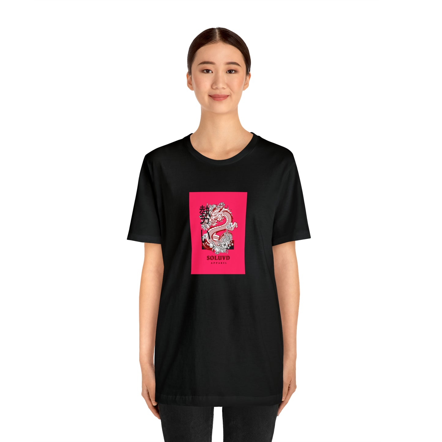 Soluvd Pink Dragon Unisex, Women's, Men's Short Sleeve Tee