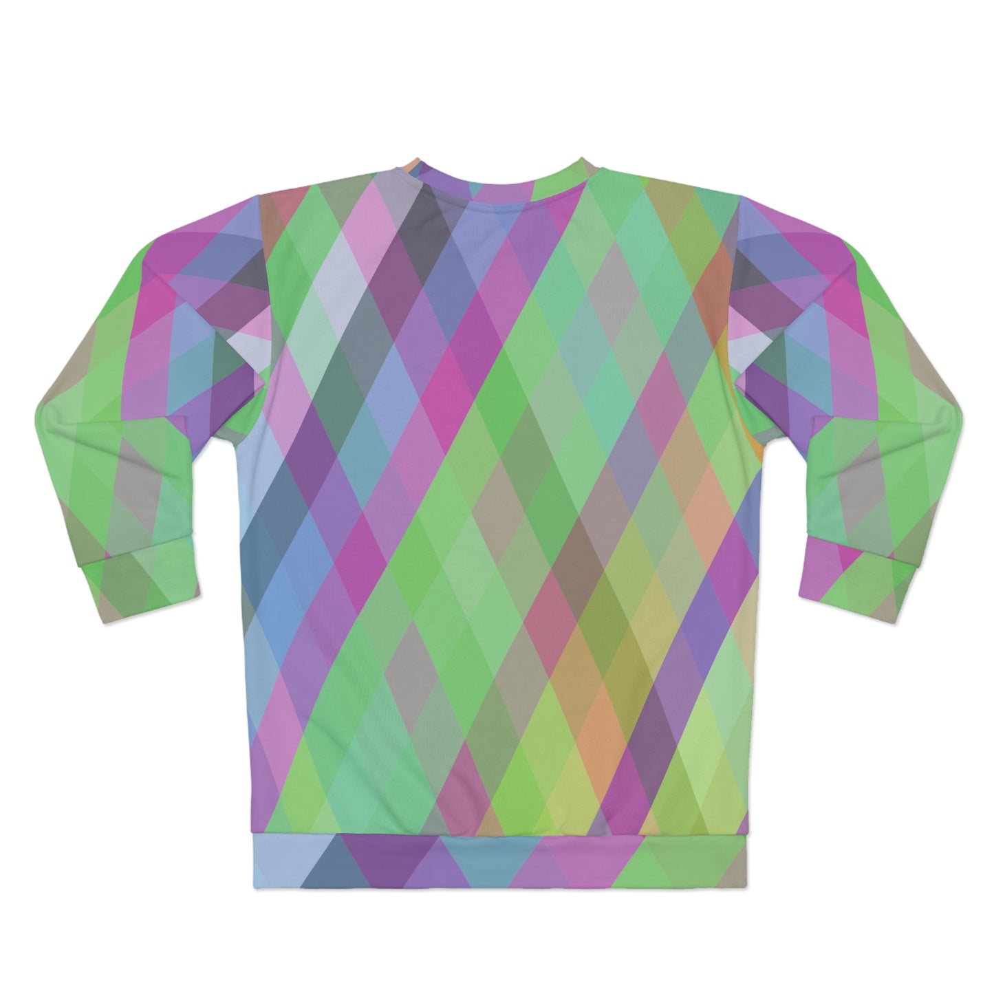 Soluvd Purple Plaid Unisex, Women's, Men's Sweatshirt
