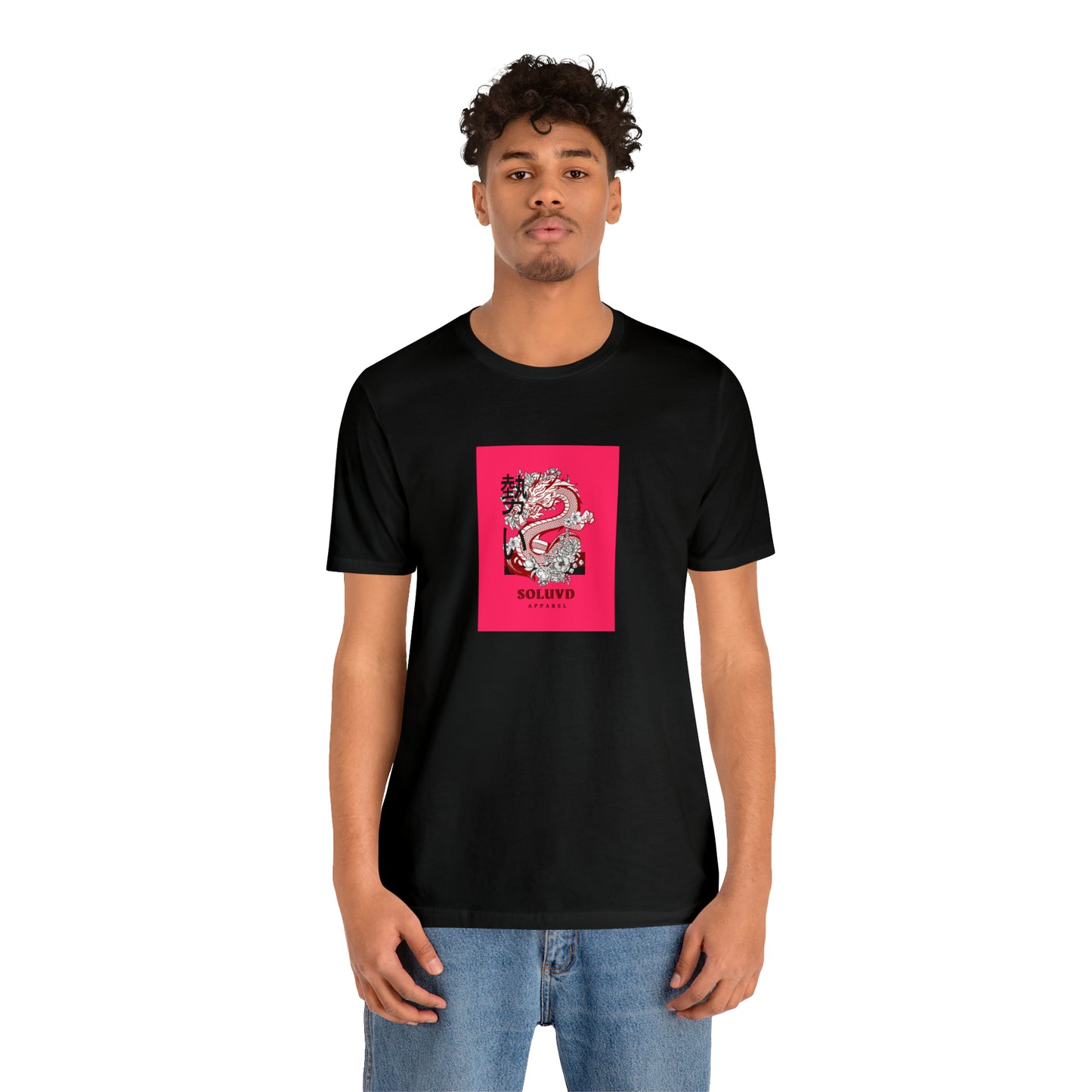 Soluvd Pink Dragon Unisex, Women's, Men's Short Sleeve Tee