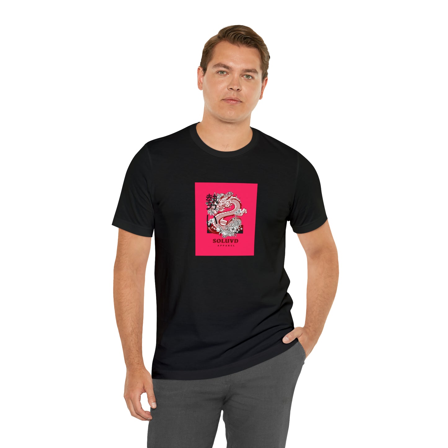 Soluvd Pink Dragon Unisex, Women's, Men's Short Sleeve Tee