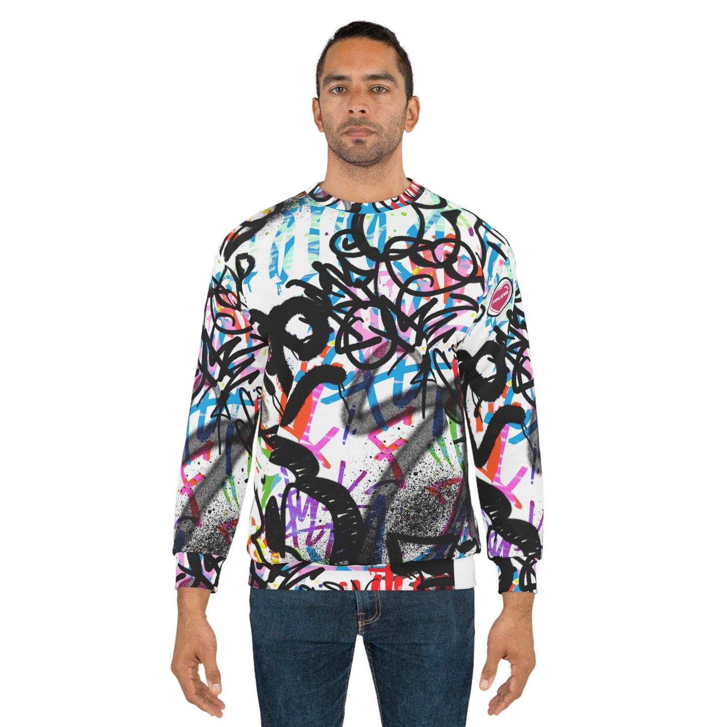 Soluvd Subway Unisex, Women's, Men's Sweatshirt (AOP)