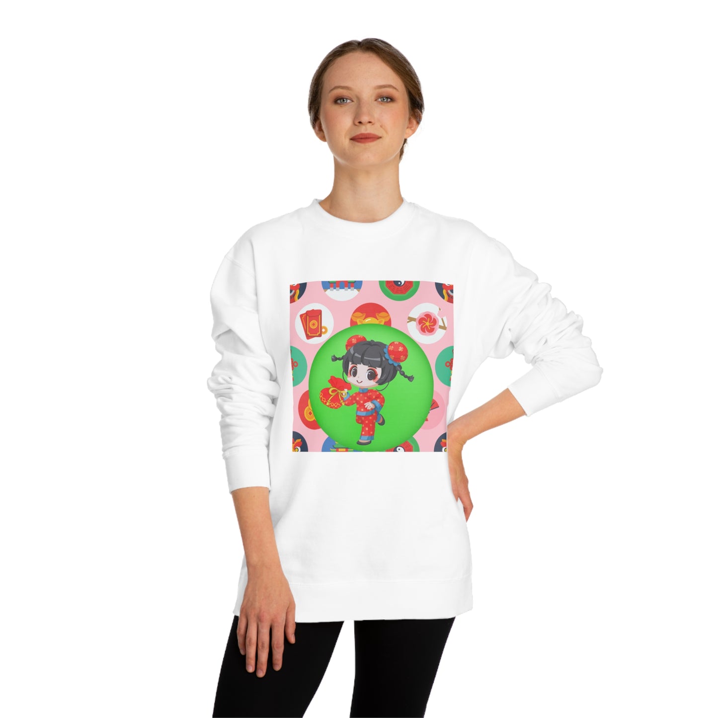 Soluvd Bubble Unisex, Women's, Men's Crew Neck Sweatshirt