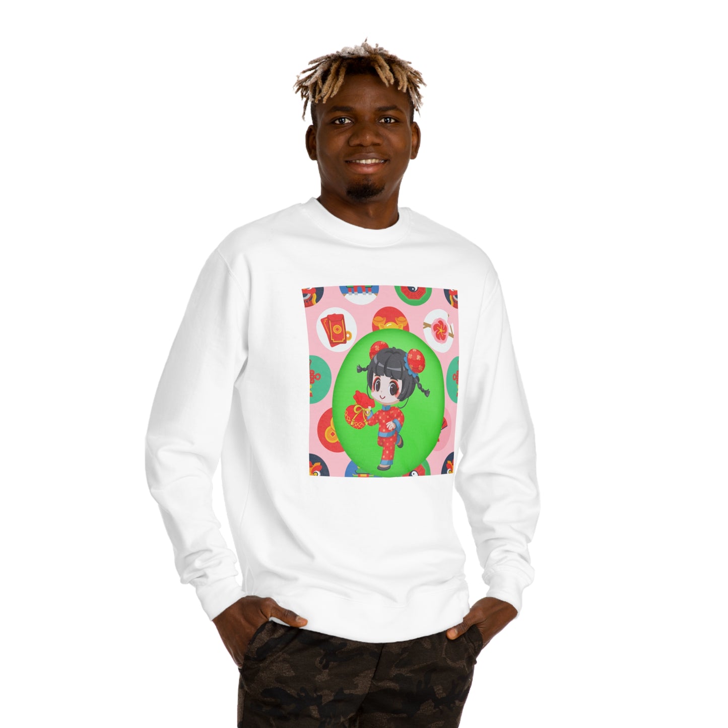 Soluvd Bubble Unisex, Women's, Men's Crew Neck Sweatshirt