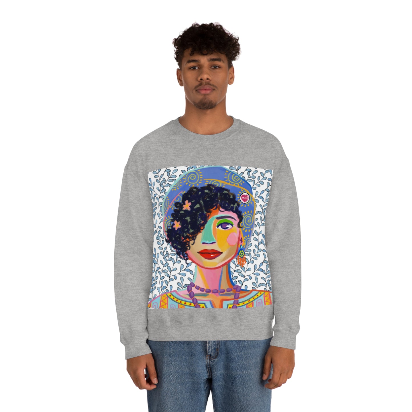 Soluvd Beret Unisex Heavy Blend™ Crewneck Sweatshirt