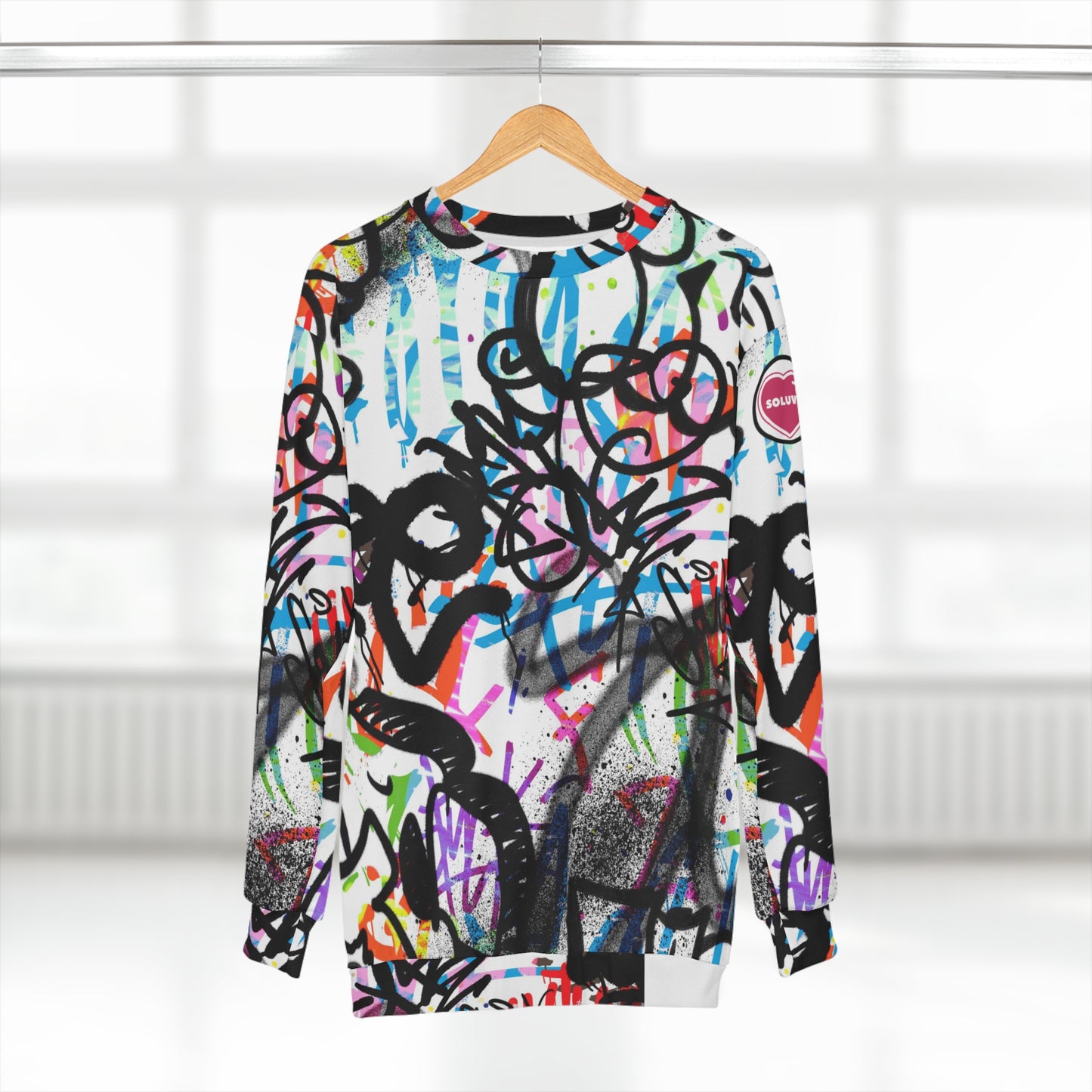 Soluvd Subway Unisex, Women's, Men's Sweatshirt (AOP)