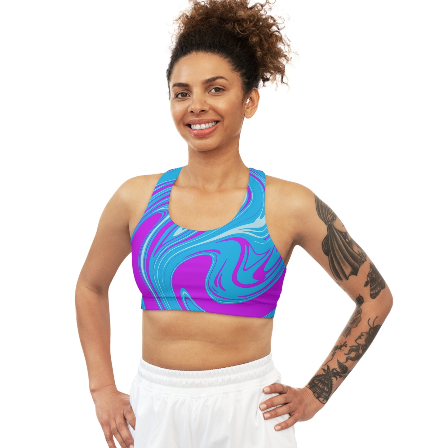 Soluvd Swirlie Seamless Sports Bra