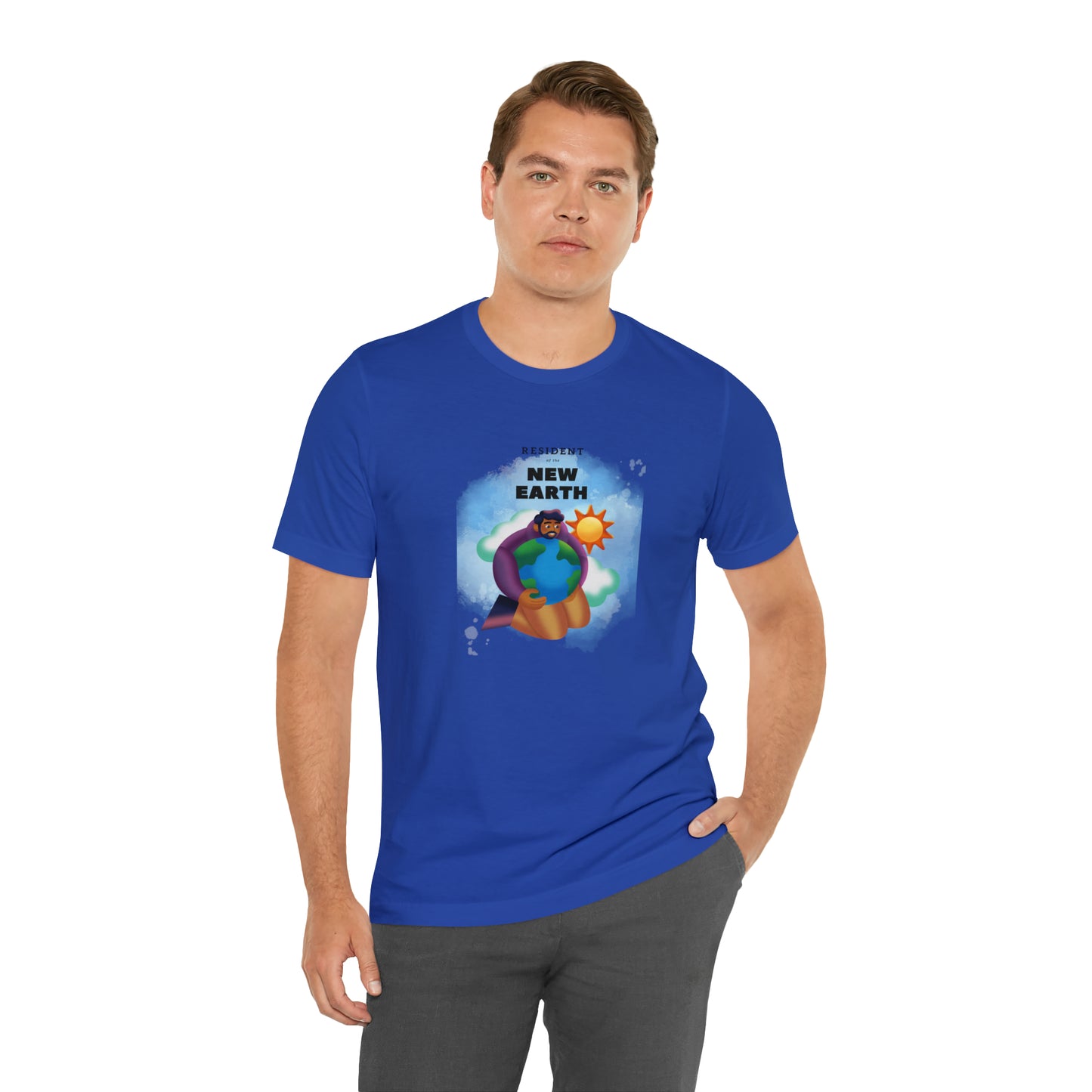 Soluvd Resident of The New Earth 3 Unisex Jersey Short Sleeve Tee