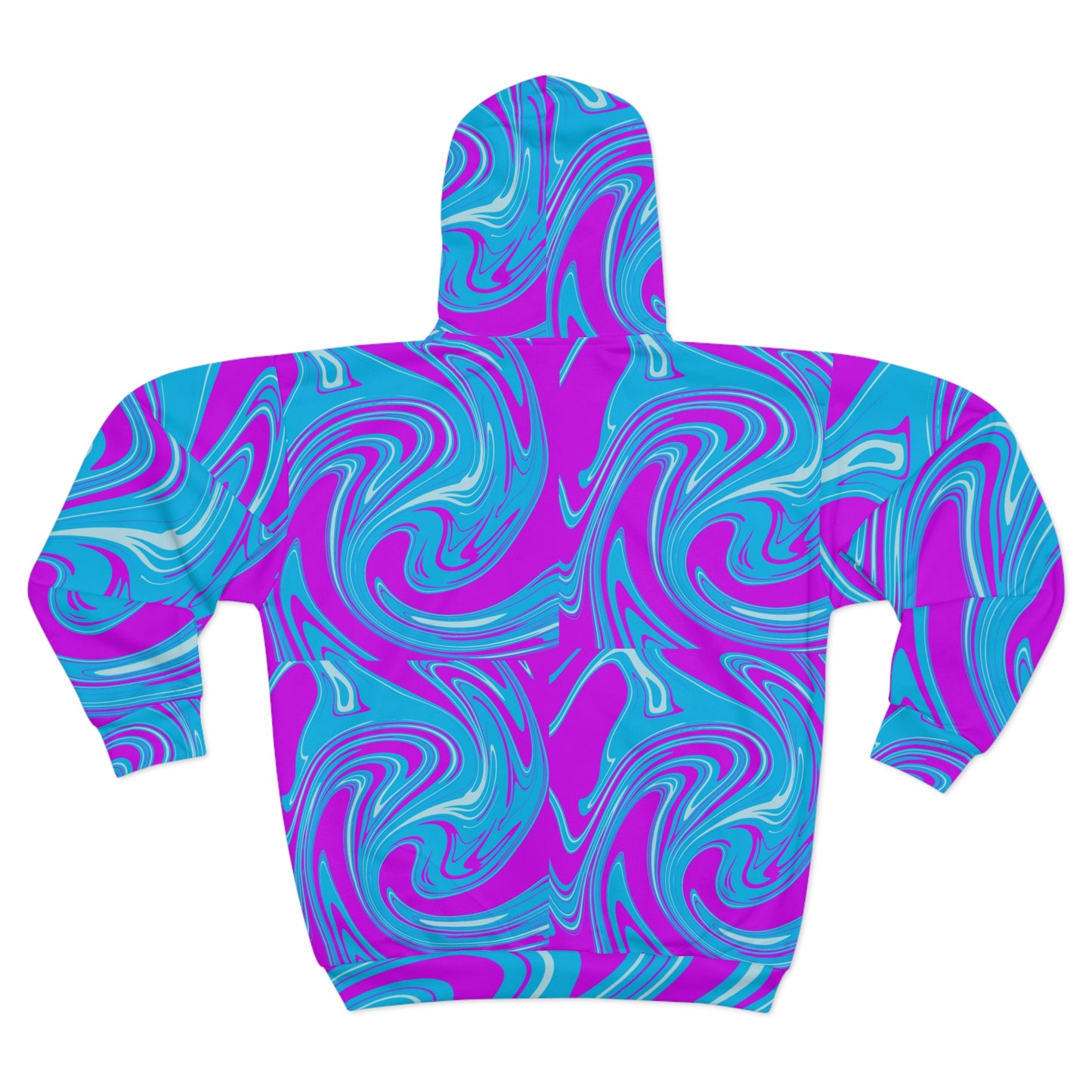 Soluvd Swirlie Unisex, Women's, Men's Zip Hoodie