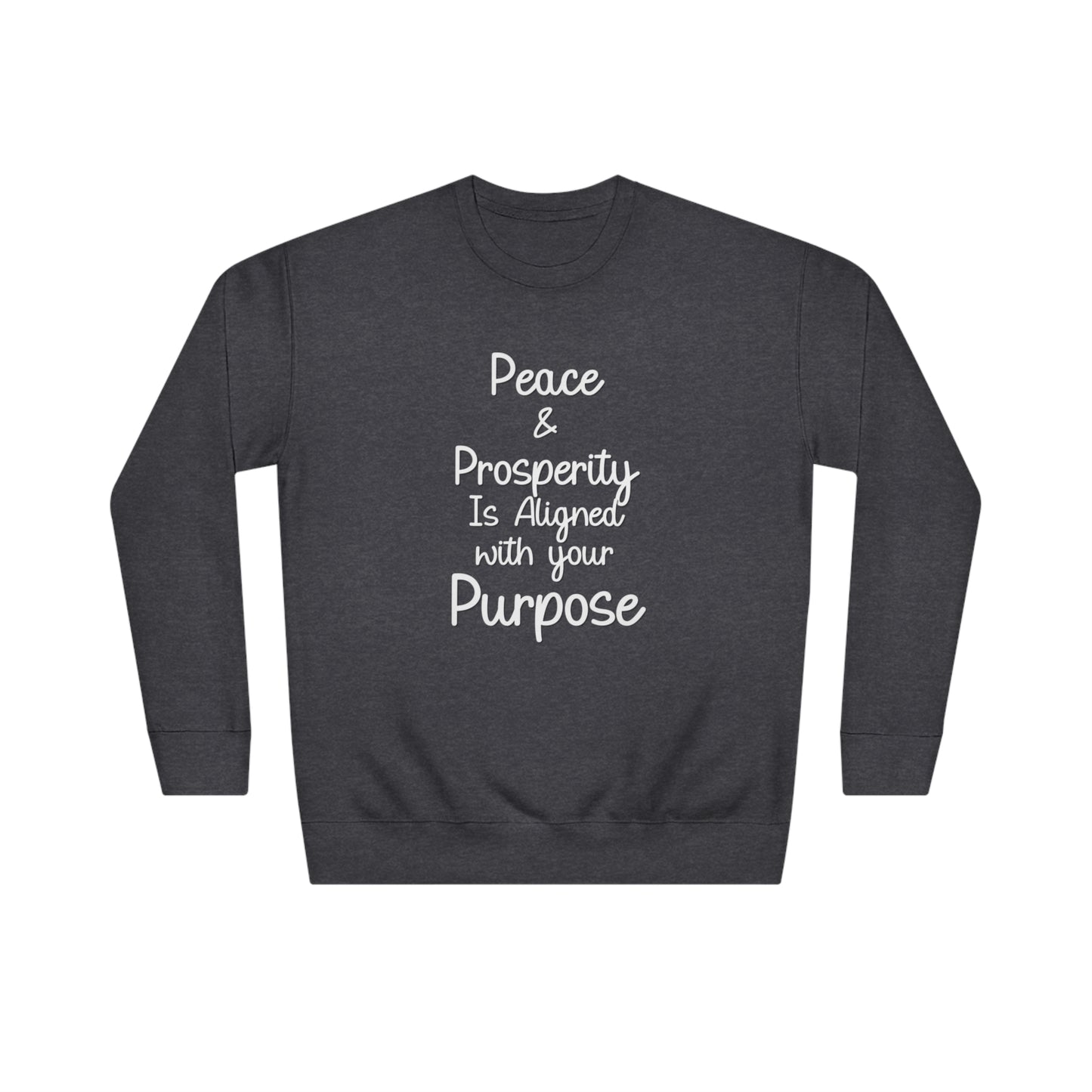 Soluvd Peace & Prosperity Unisex Crew Sweatshirt
