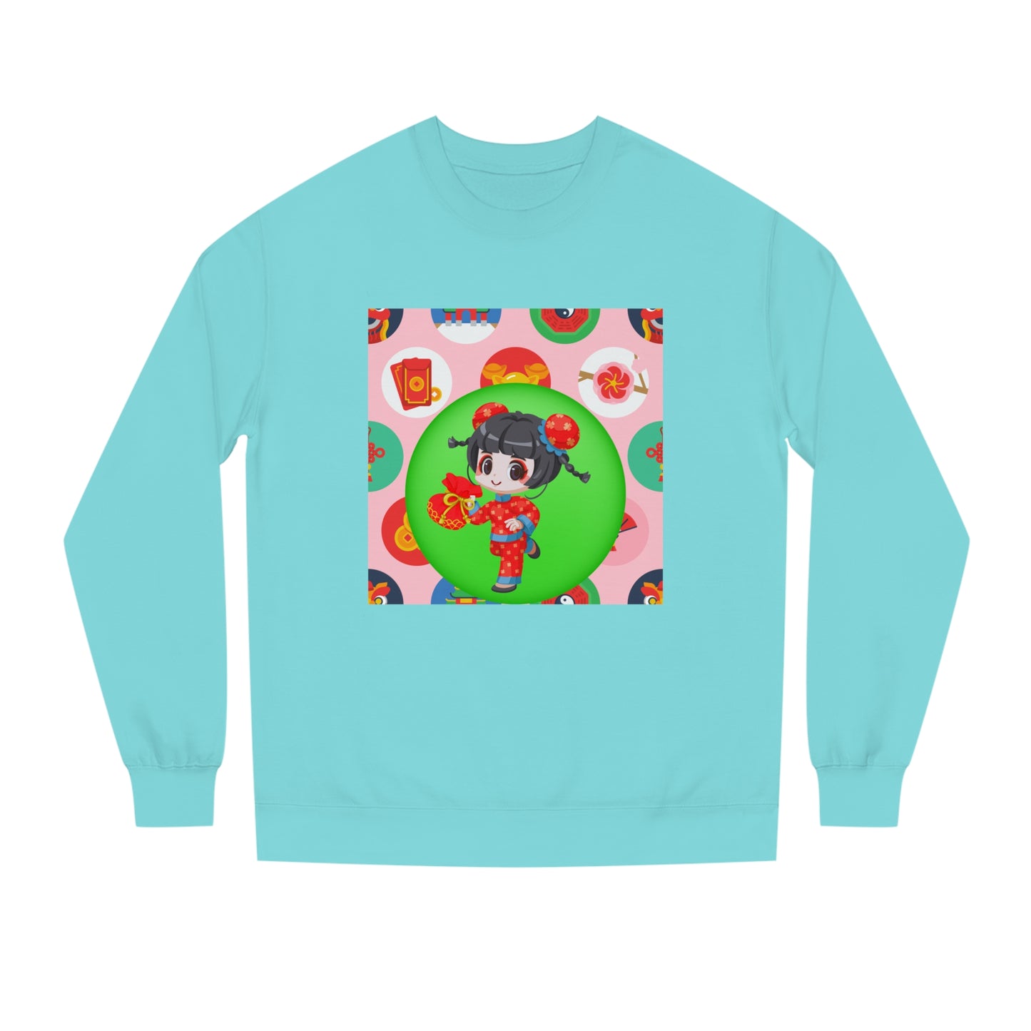 Soluvd Bubble Unisex, Women's, Men's Crew Neck Sweatshirt