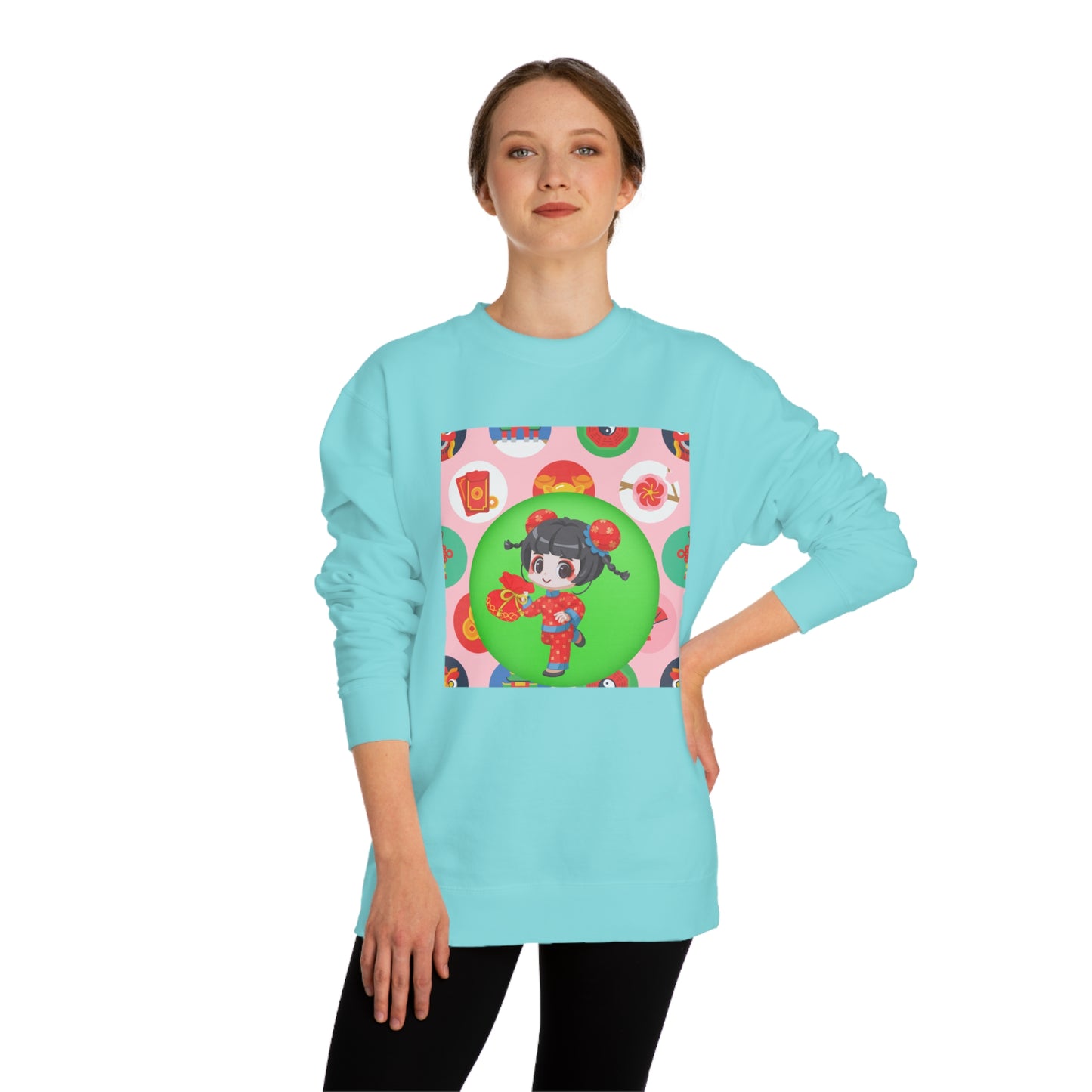 Soluvd Bubble Unisex, Women's, Men's Crew Neck Sweatshirt