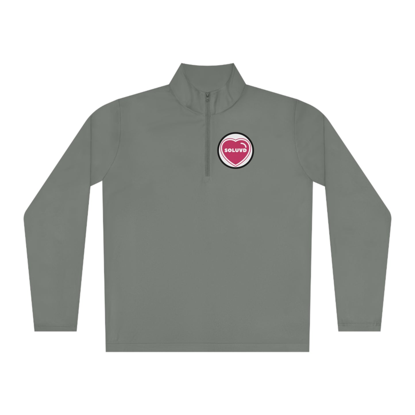 Soluvd Unisex Logo One Quarter-Zip Pullover