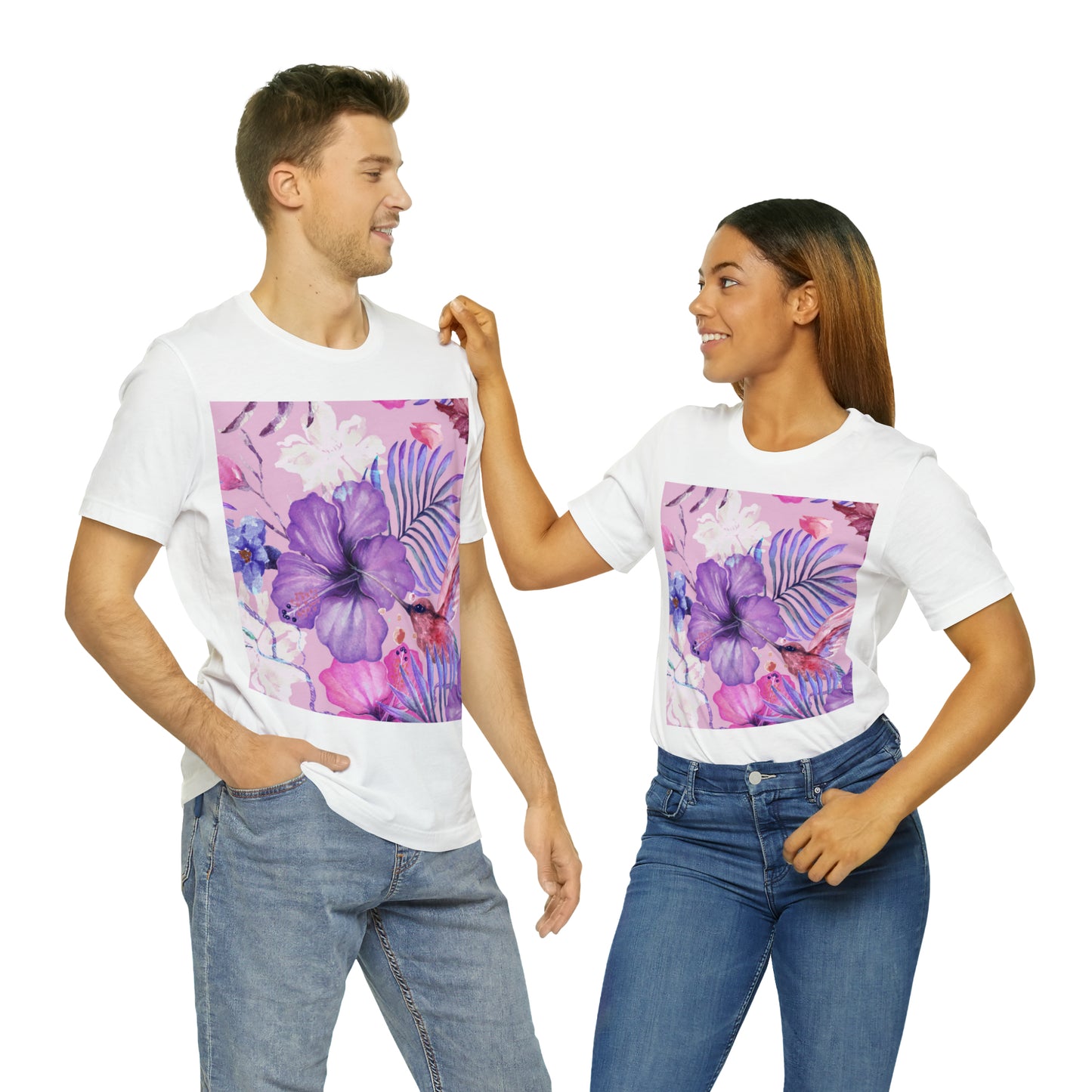 Soluvd Purple Vacay Unisex Jersey Short Sleeve Tee