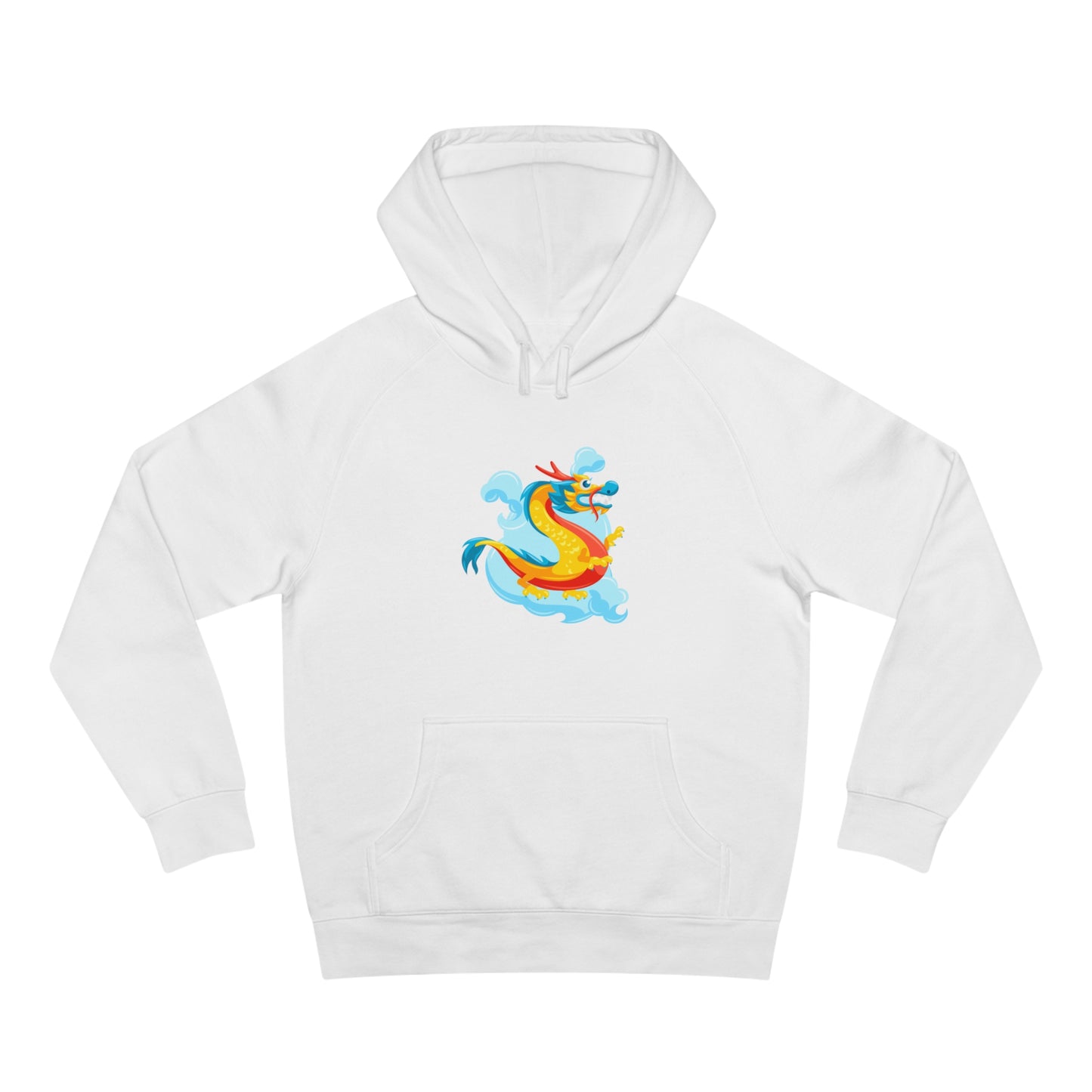 Soluvd Unisex Yellow Dragon Hoodie