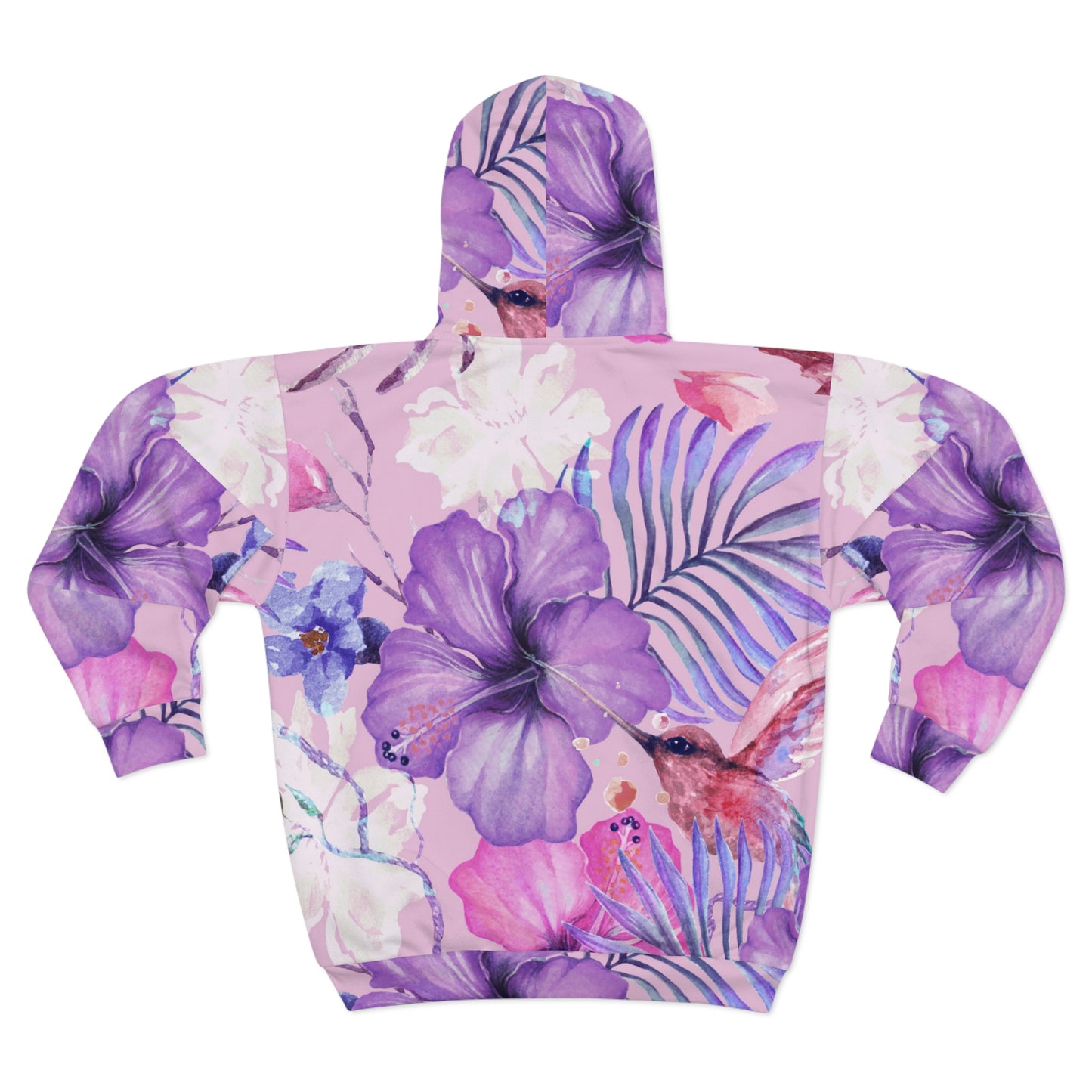 Soluvd Purple Vacay Unisex Zip Hoodie