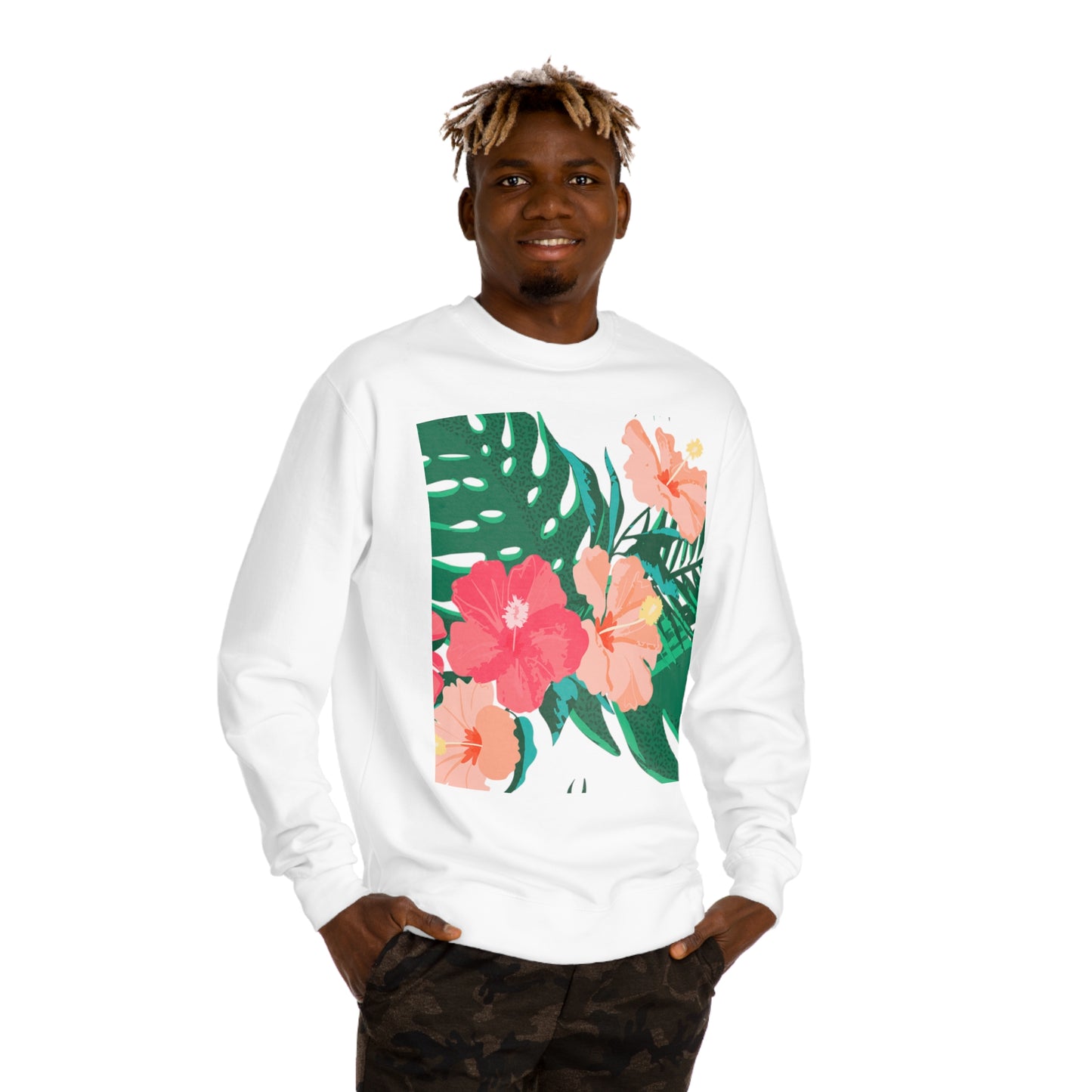 Soluvd Hawaiian Day Unisex Crew Neck Sweatshirt