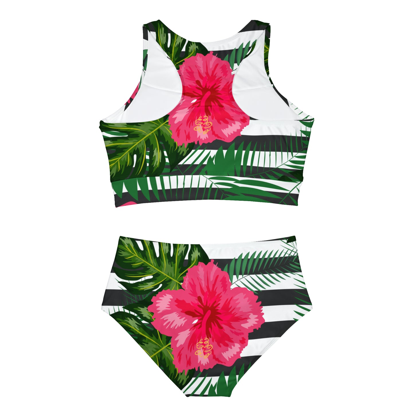 Soluvd Island Flower Sporty Bikini Set
