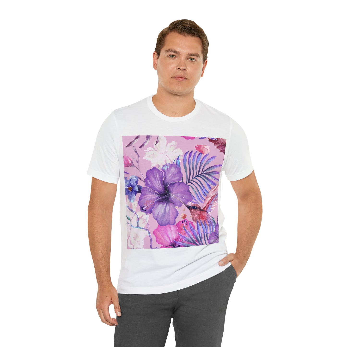 Soluvd Purple Vacay Unisex Jersey Short Sleeve Tee