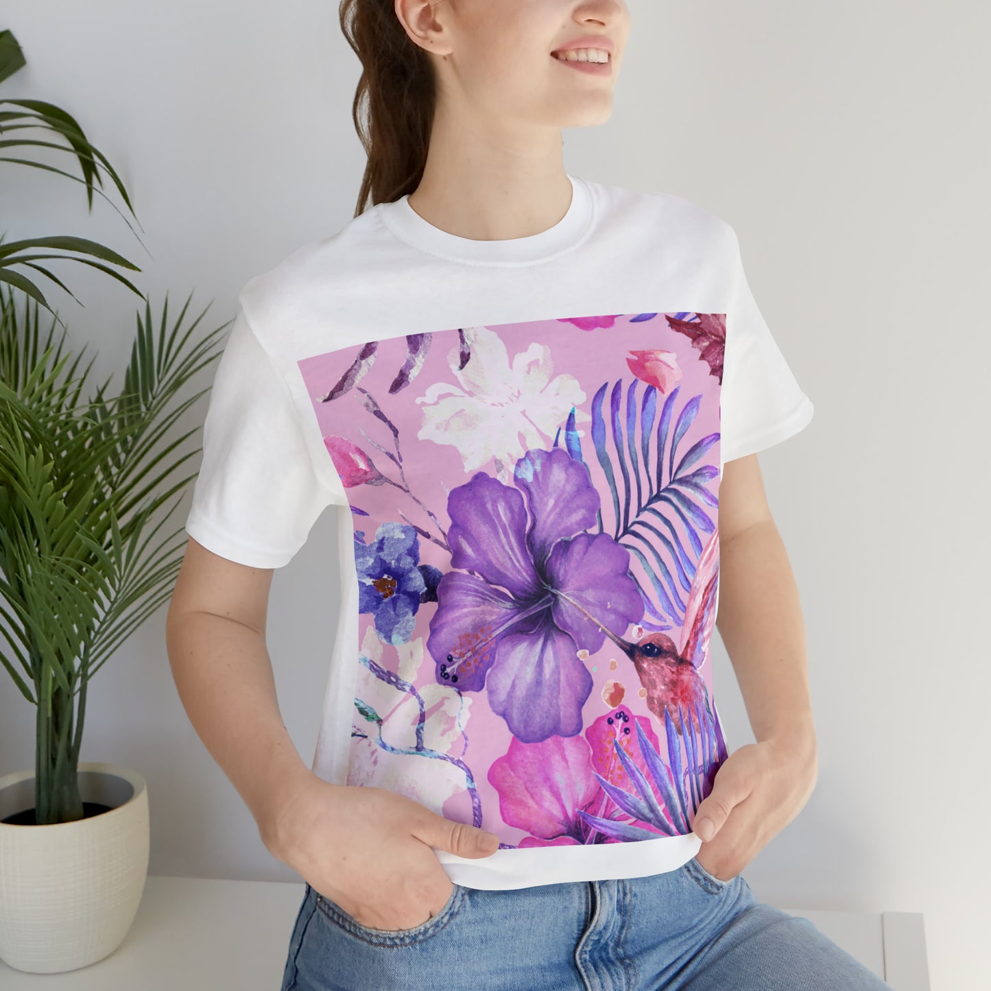 Soluvd Purple Vacay Unisex Jersey Short Sleeve Tee