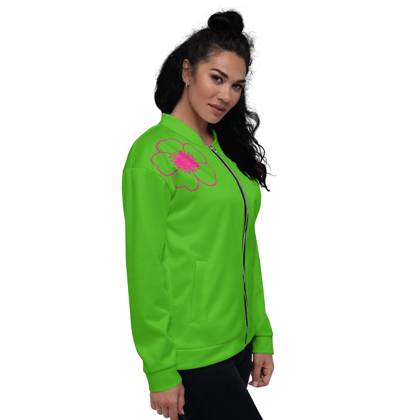Green Luv Unisex Bomber Jacket