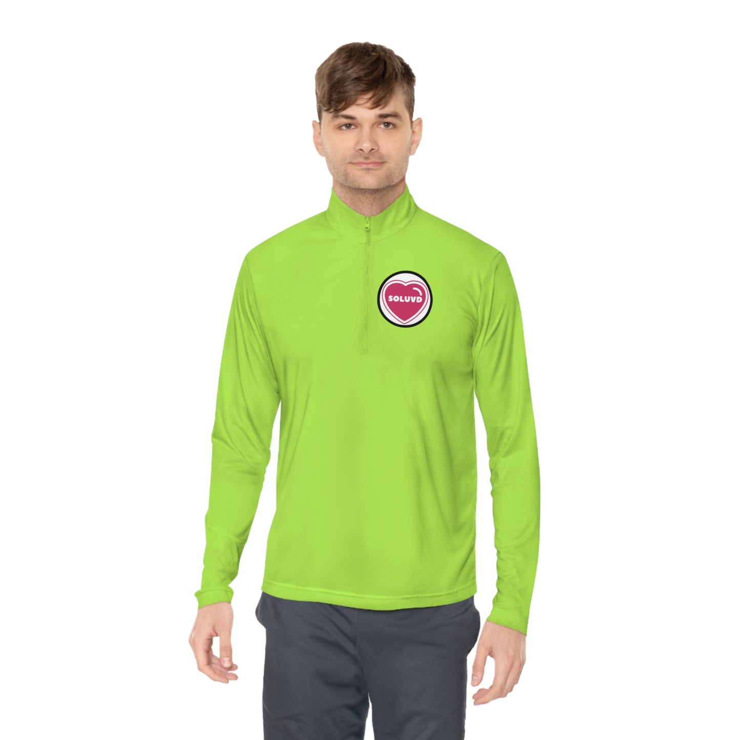 Soluvd Unisex Logo One Quarter-Zip Pullover