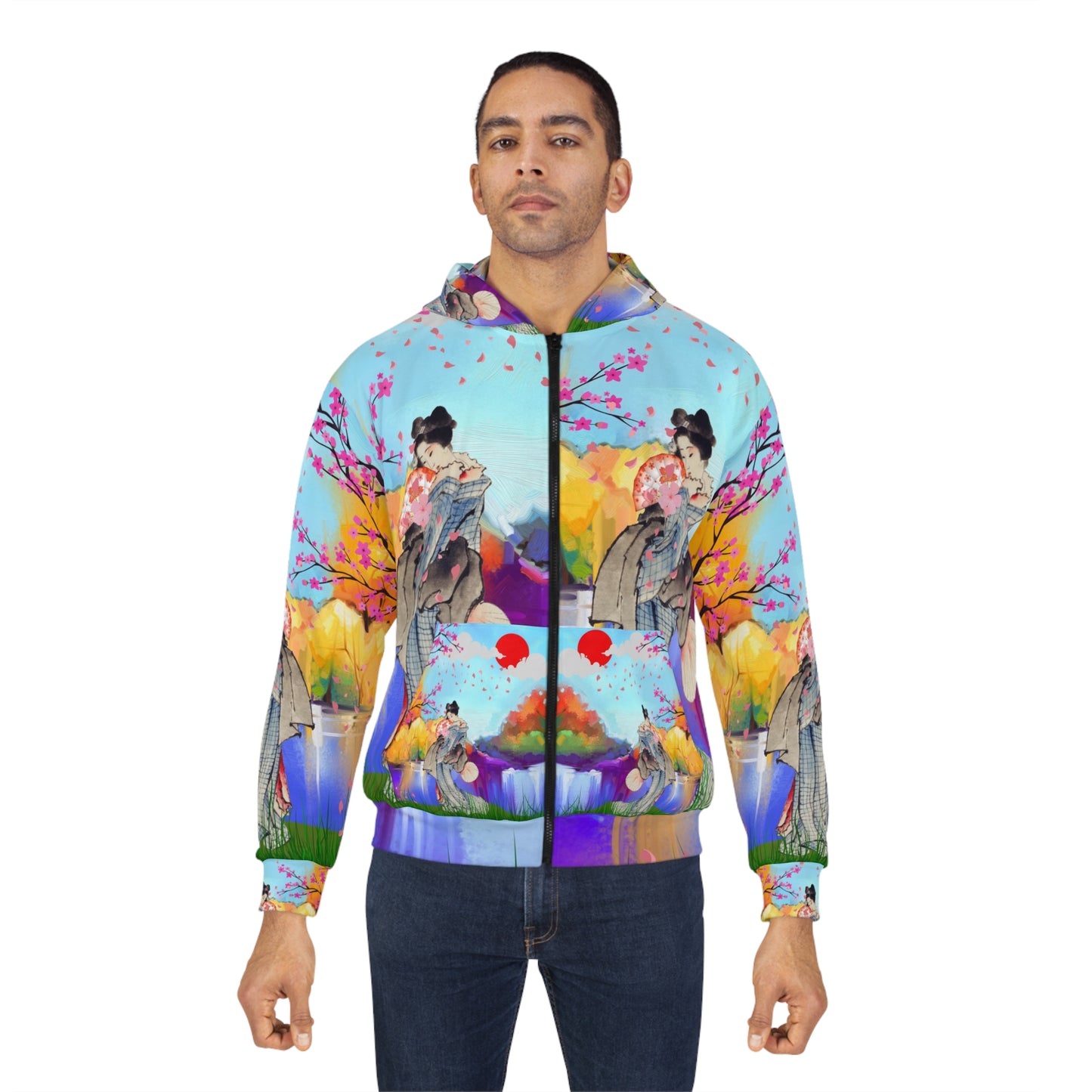 Soluvd Unisex Zip Hoodie Geishaluv