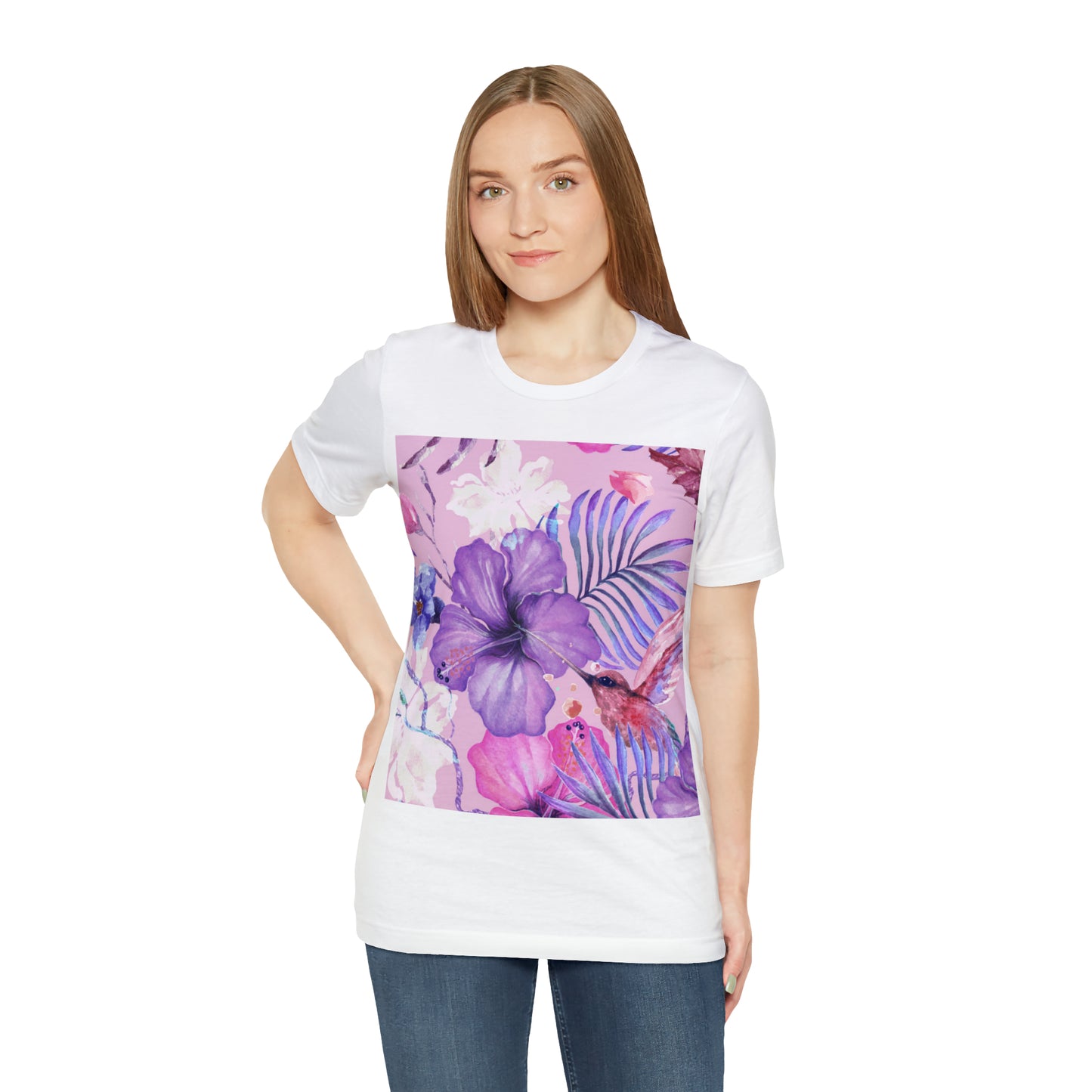 Soluvd Purple Vacay Unisex Jersey Short Sleeve Tee