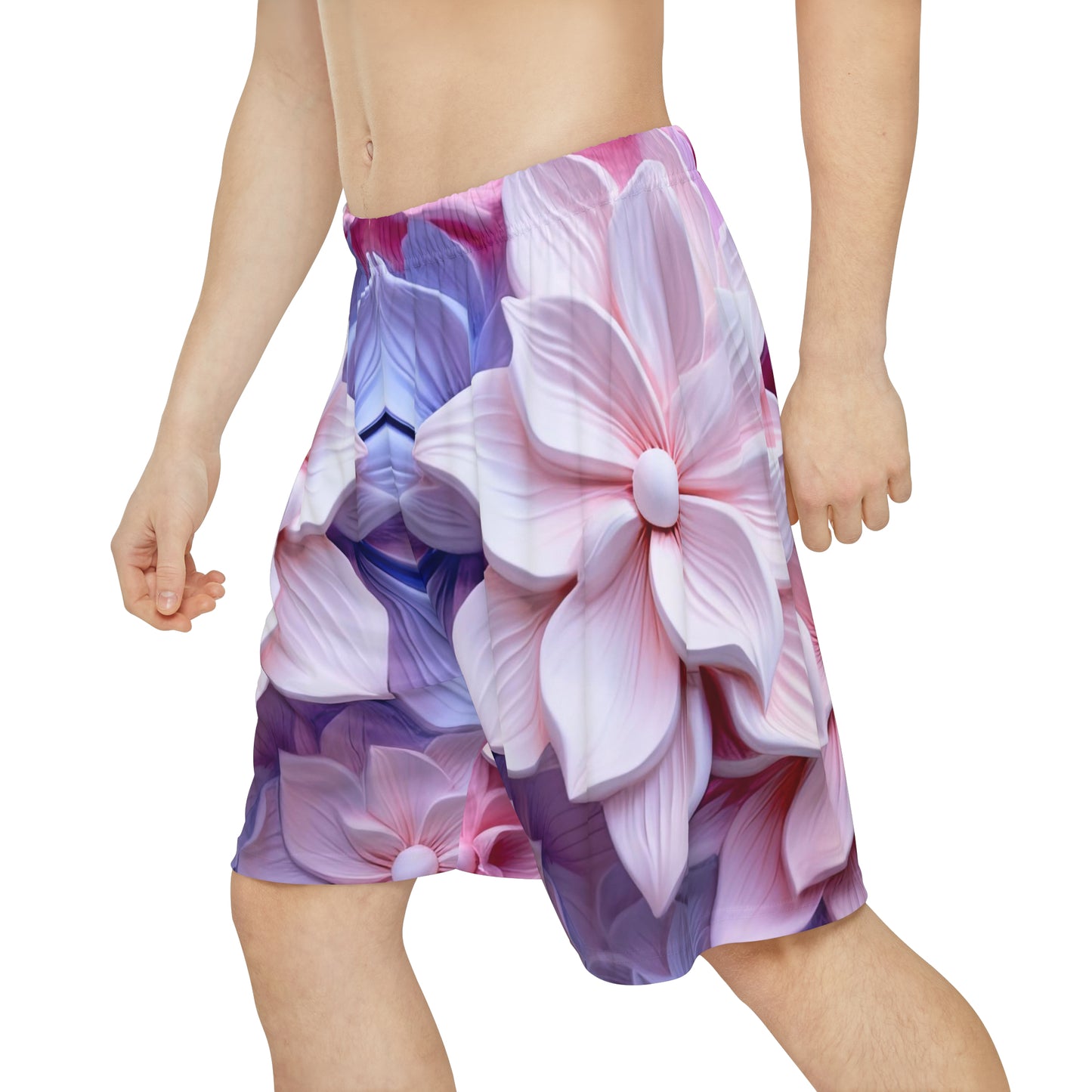 Soluvd 3D Flower An Men’s Sports Shorts (AOP)