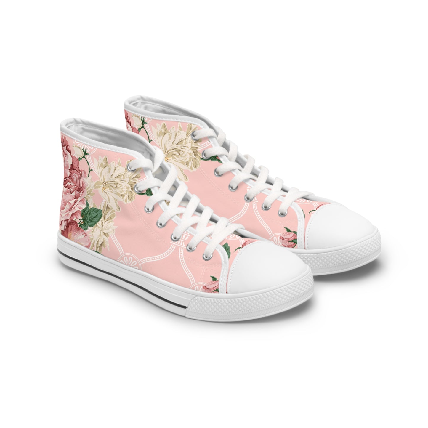 Soluvd Rosebud Women's High Top Sneakers
