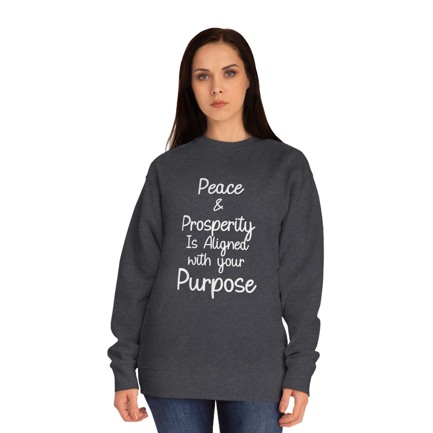 Soluvd Peace & Prosperity Unisex Crew Sweatshirt