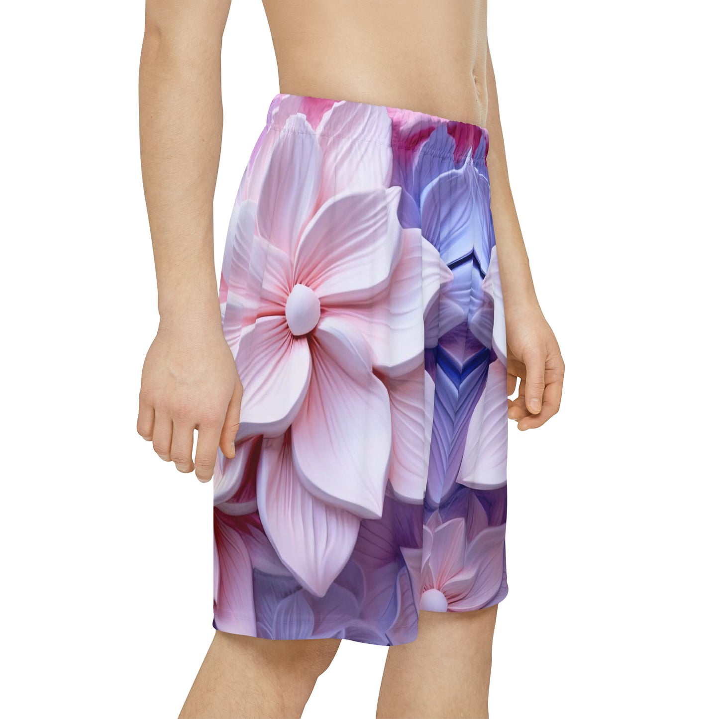 Soluvd 3D Flower An Men’s Sports Shorts (AOP)