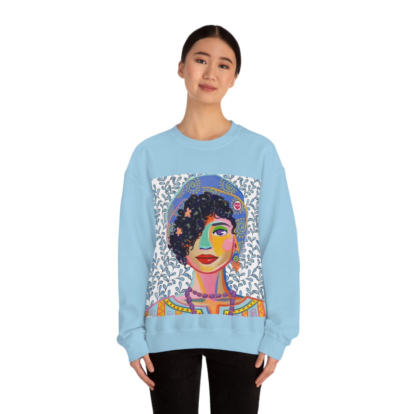 Soluvd Beret Unisex Heavy Blend™ Crewneck Sweatshirt