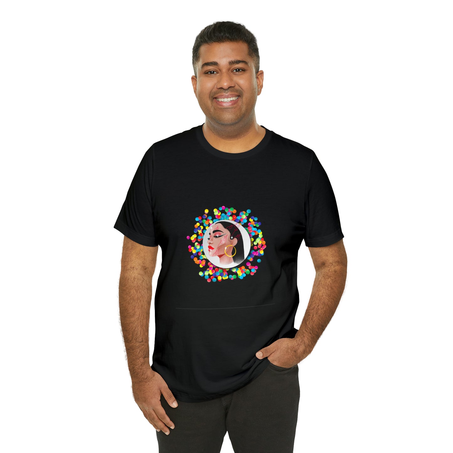 Soluvd Confetti Unisex, Women's, Men's Short Sleeve Tee