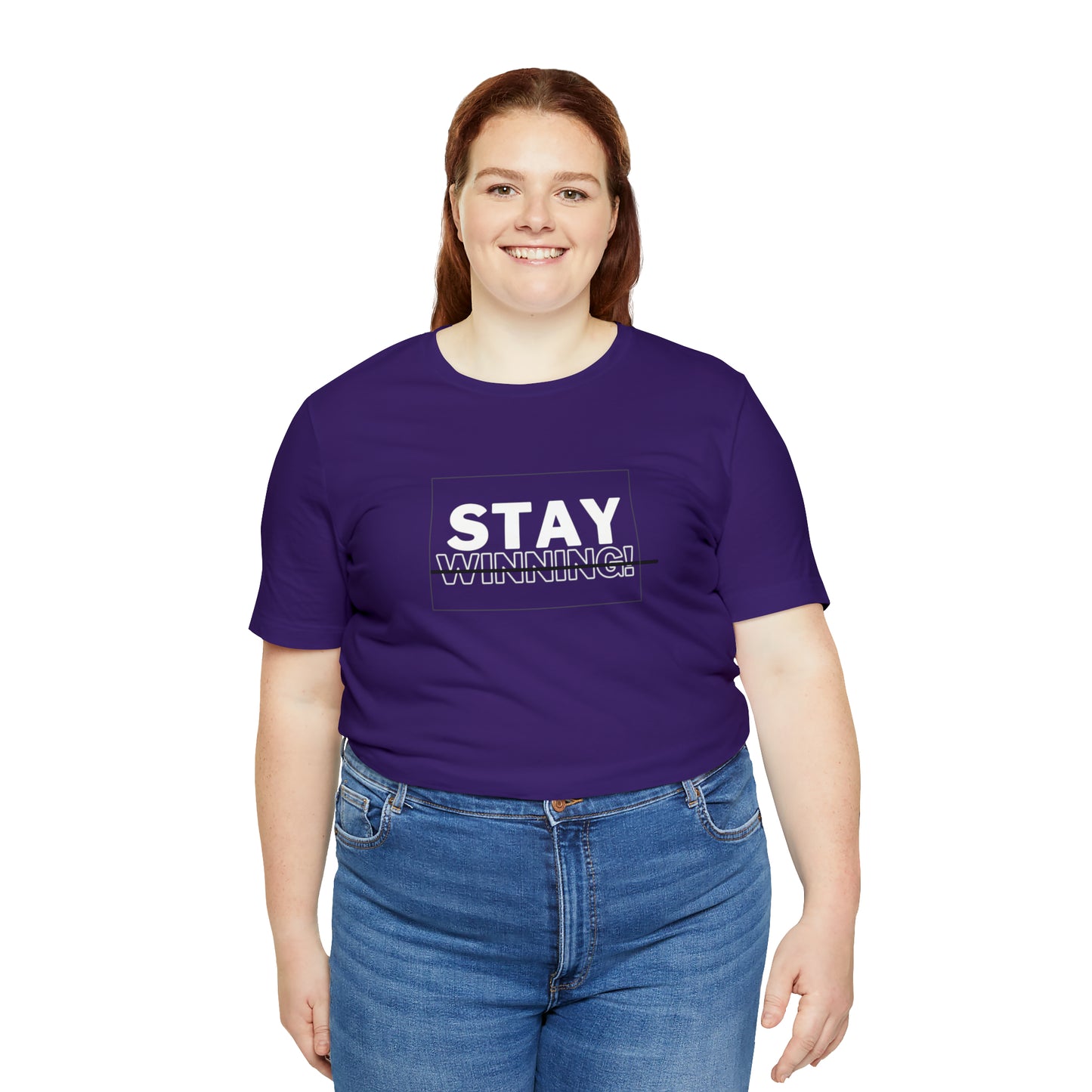Soluvd Stay Winning Unisex, Women's, Men's Short Sleeve Tee