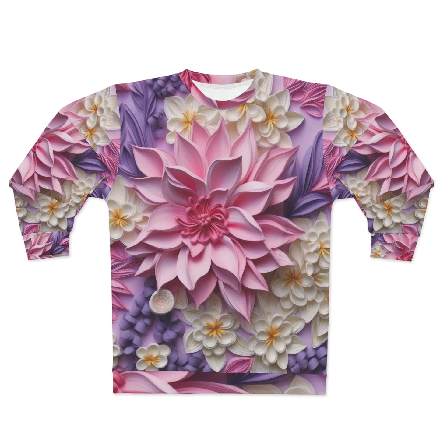 Poppin Floral Unisex Sweatshirt | Soluvd | Women's and Men's