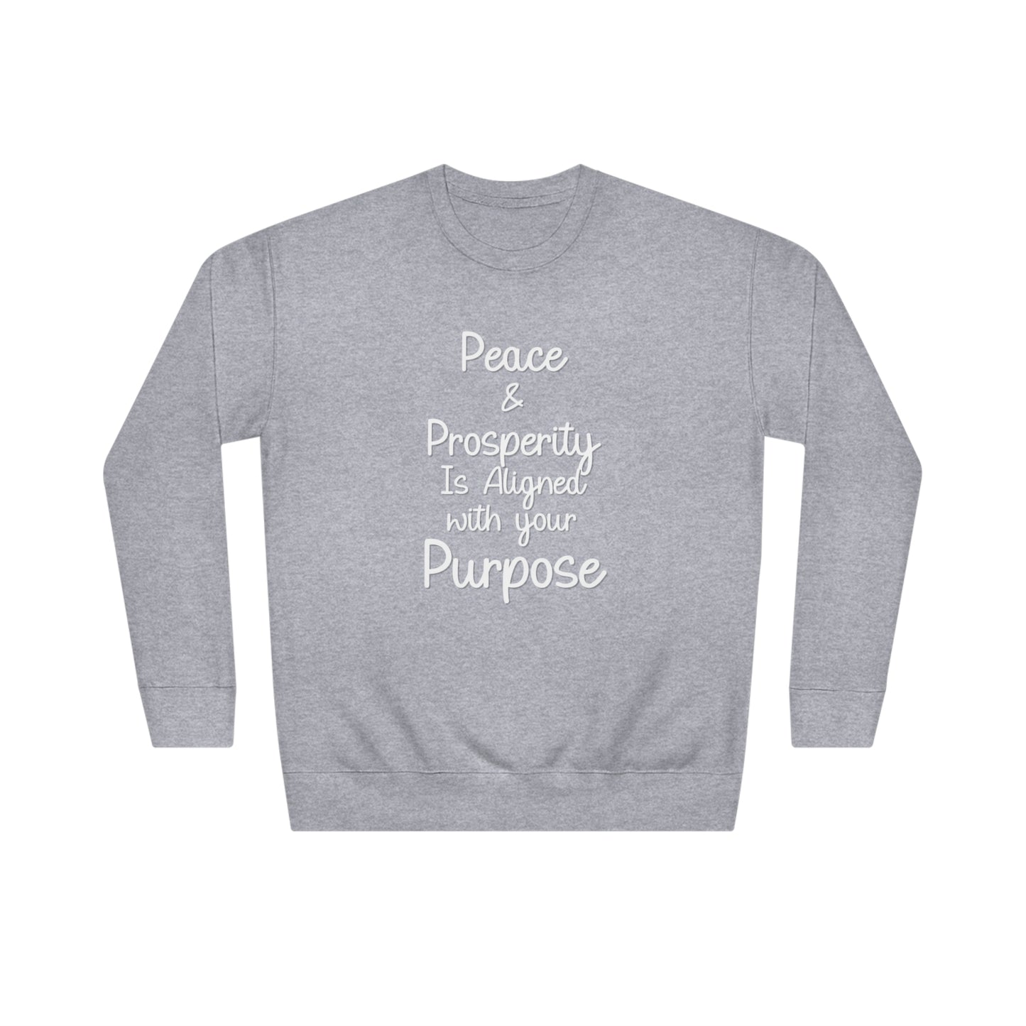 Soluvd Peace & Prosperity Unisex Crew Sweatshirt