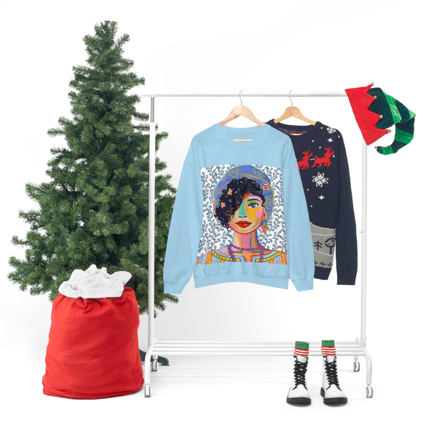 Soluvd Beret Unisex Heavy Blend™ Crewneck Sweatshirt