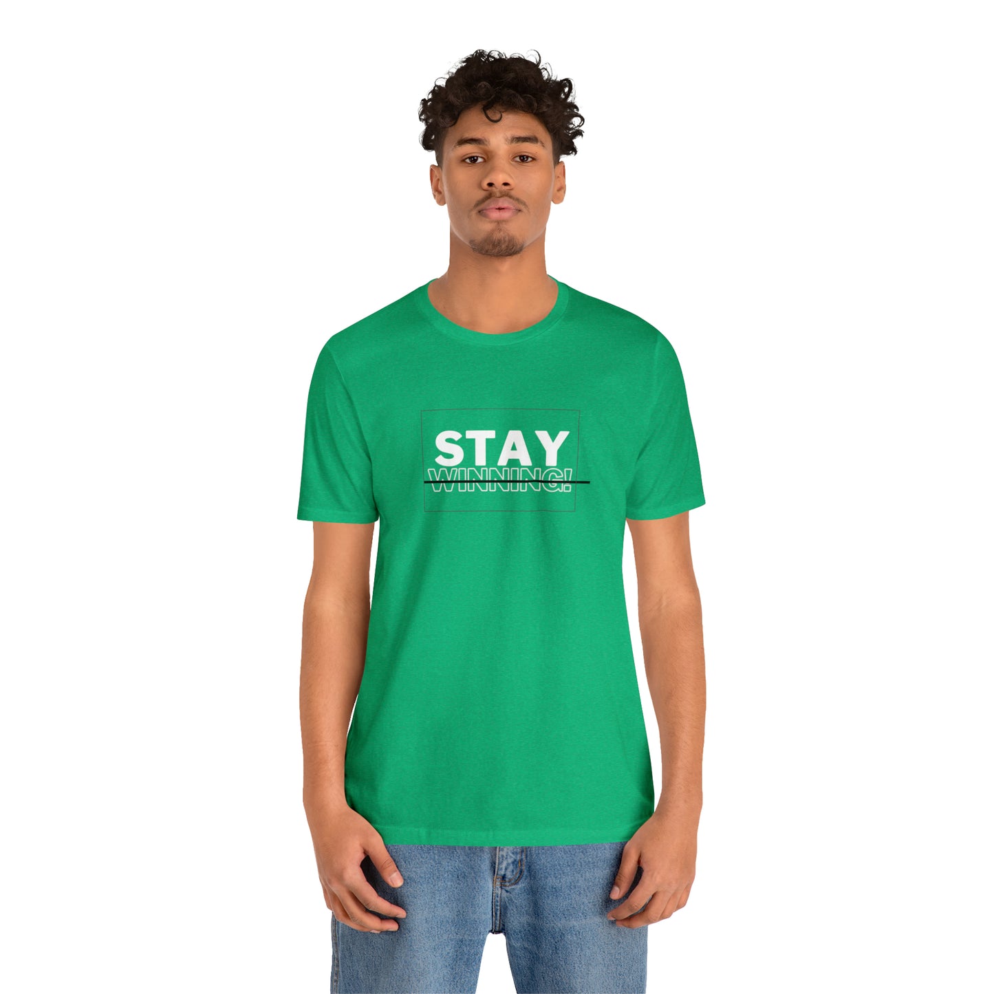 Soluvd Stay Winning Unisex, Women's, Men's Short Sleeve Tee
