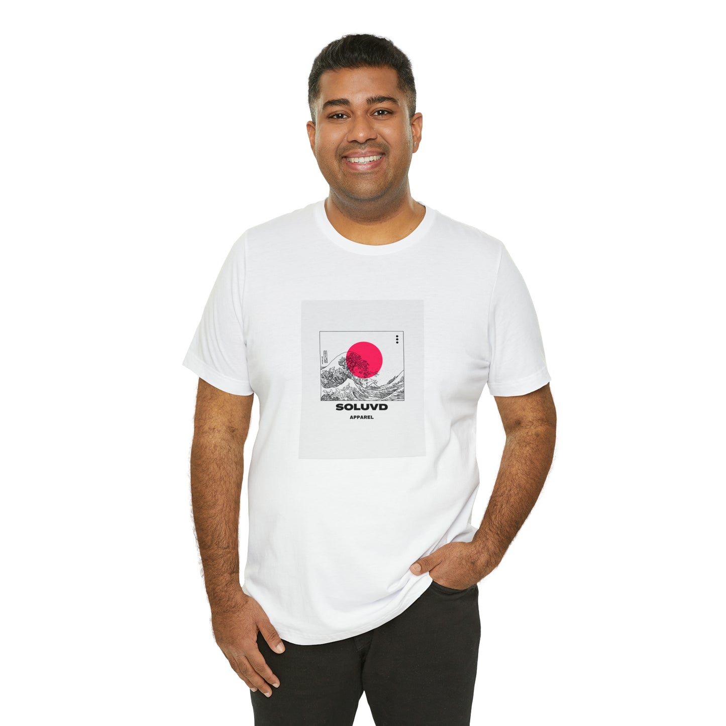 Soluvd Ink Waves Unisex, Women's, Men's Short Sleeve Tee