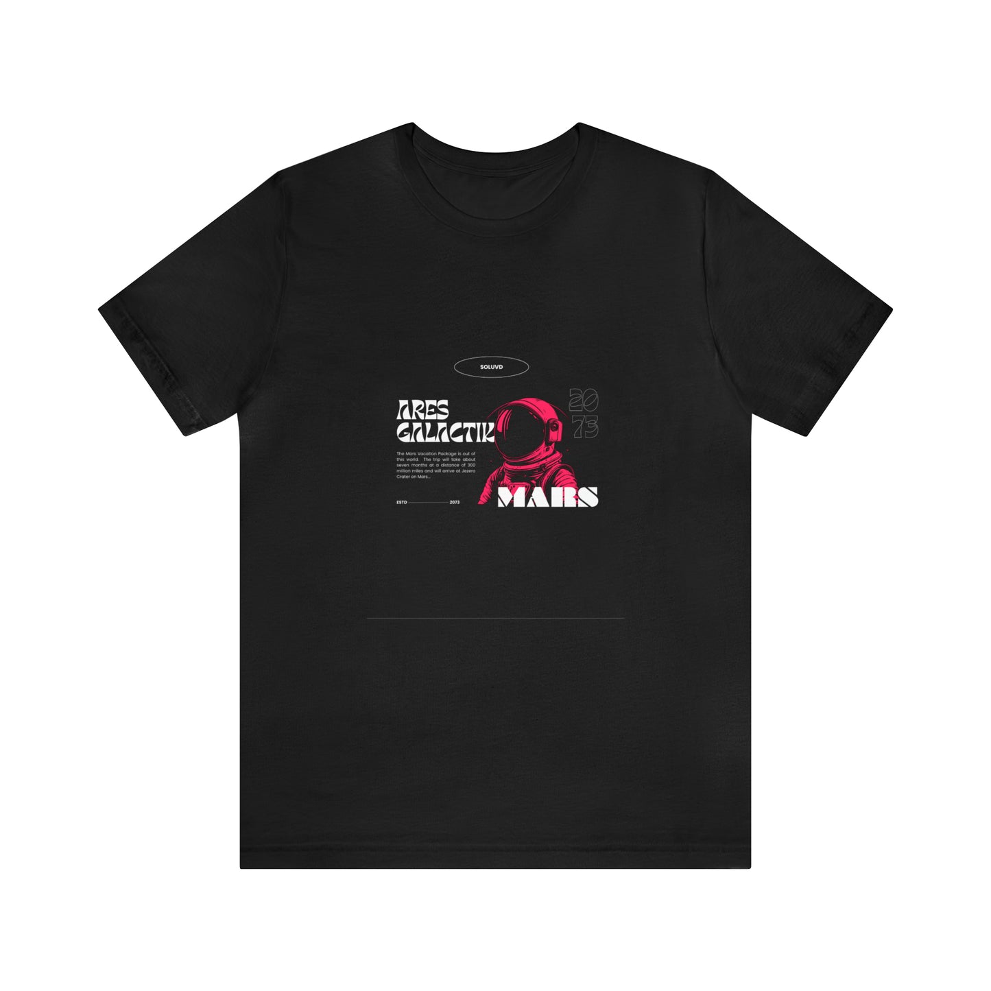 Soluvd Mars Unisex, Women's, Men's Short Sleeve Tee