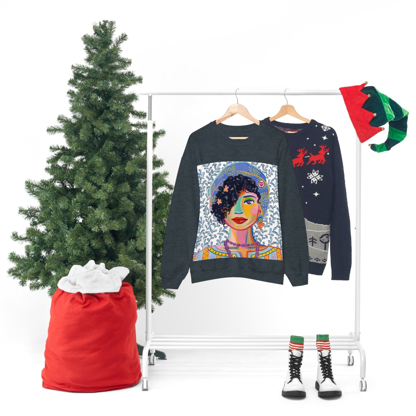 Soluvd Beret Unisex Heavy Blend™ Crewneck Sweatshirt