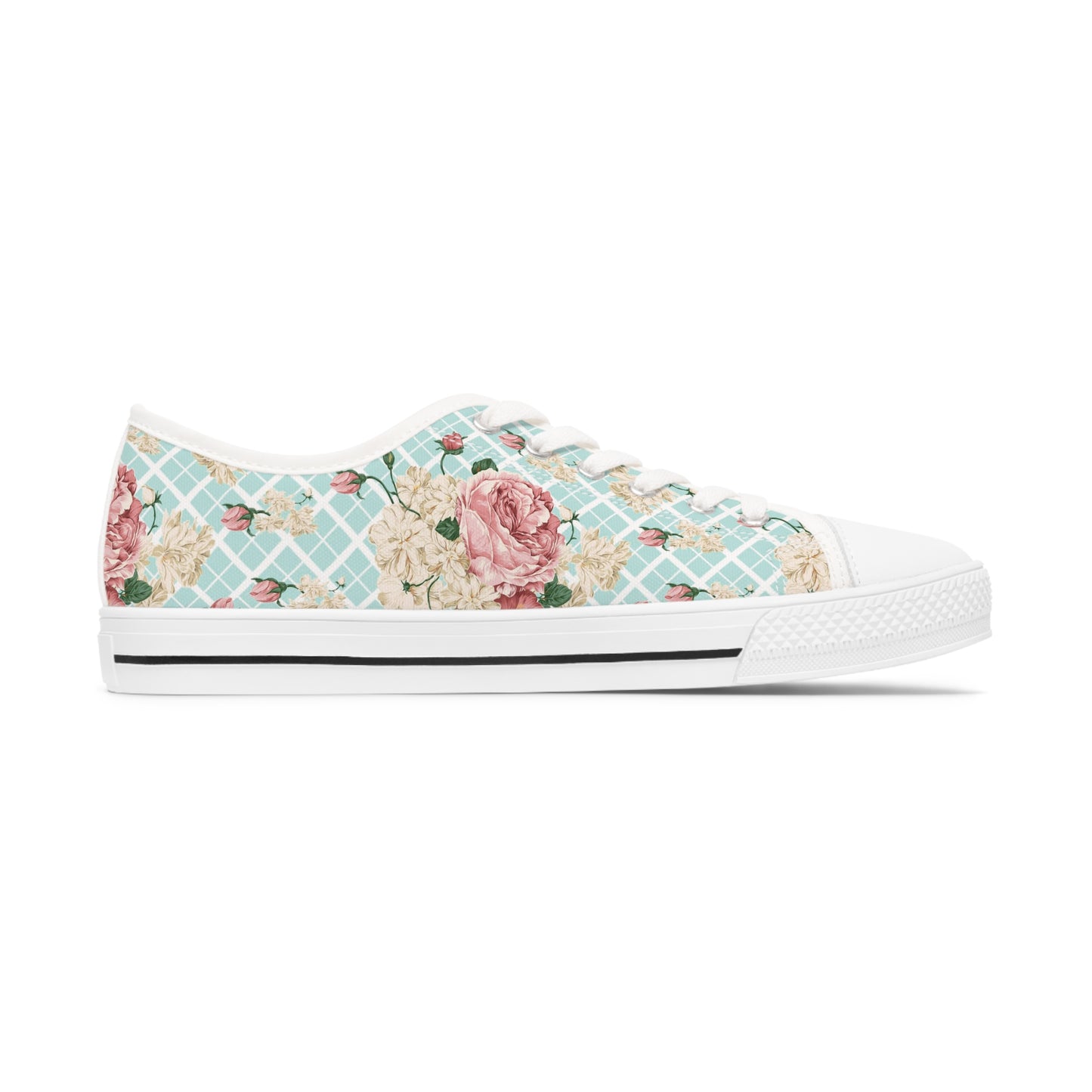 Soluvd More Roses Women's Low Top Sneakers