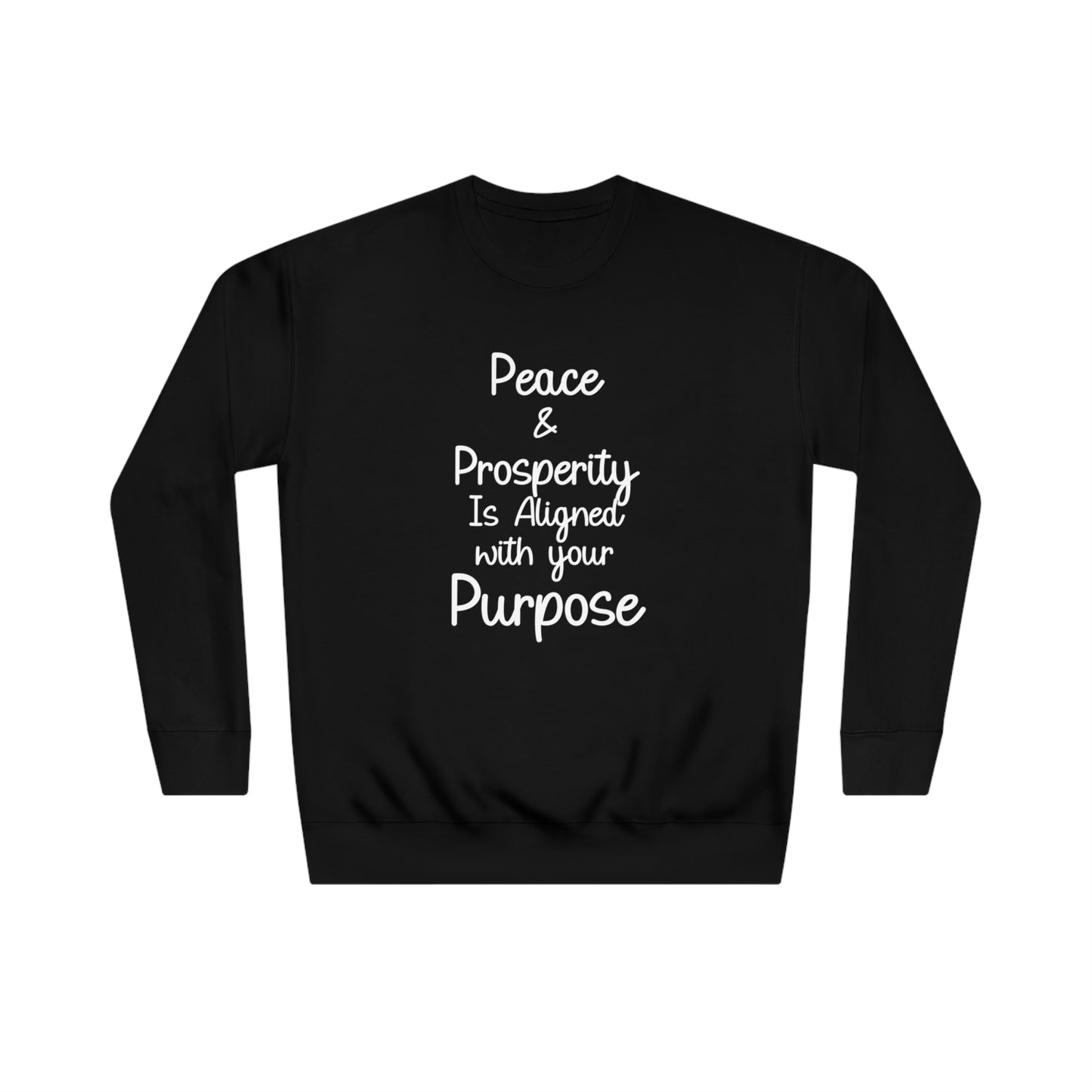 Soluvd Peace & Prosperity Unisex Crew Sweatshirt