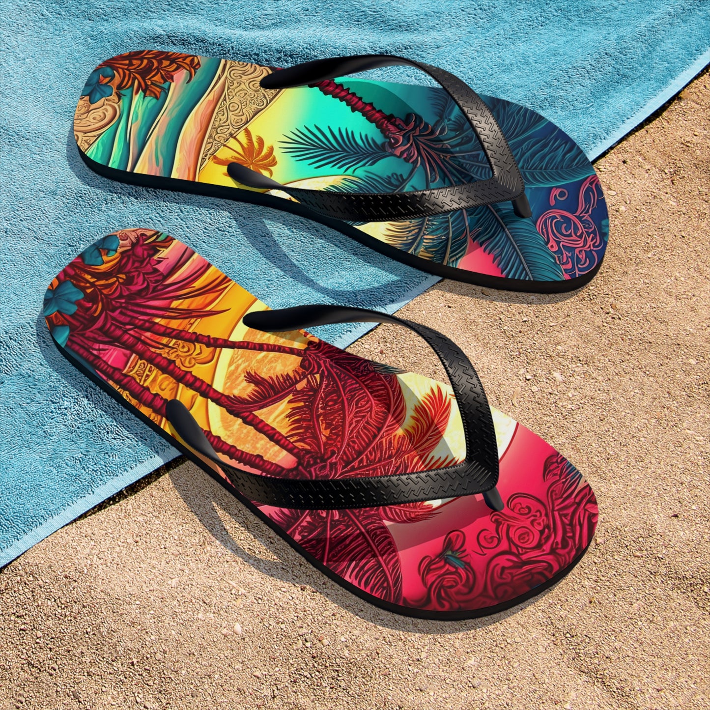 Soluvd SummerSun Unisex, Women's, Men's Flip-Flops