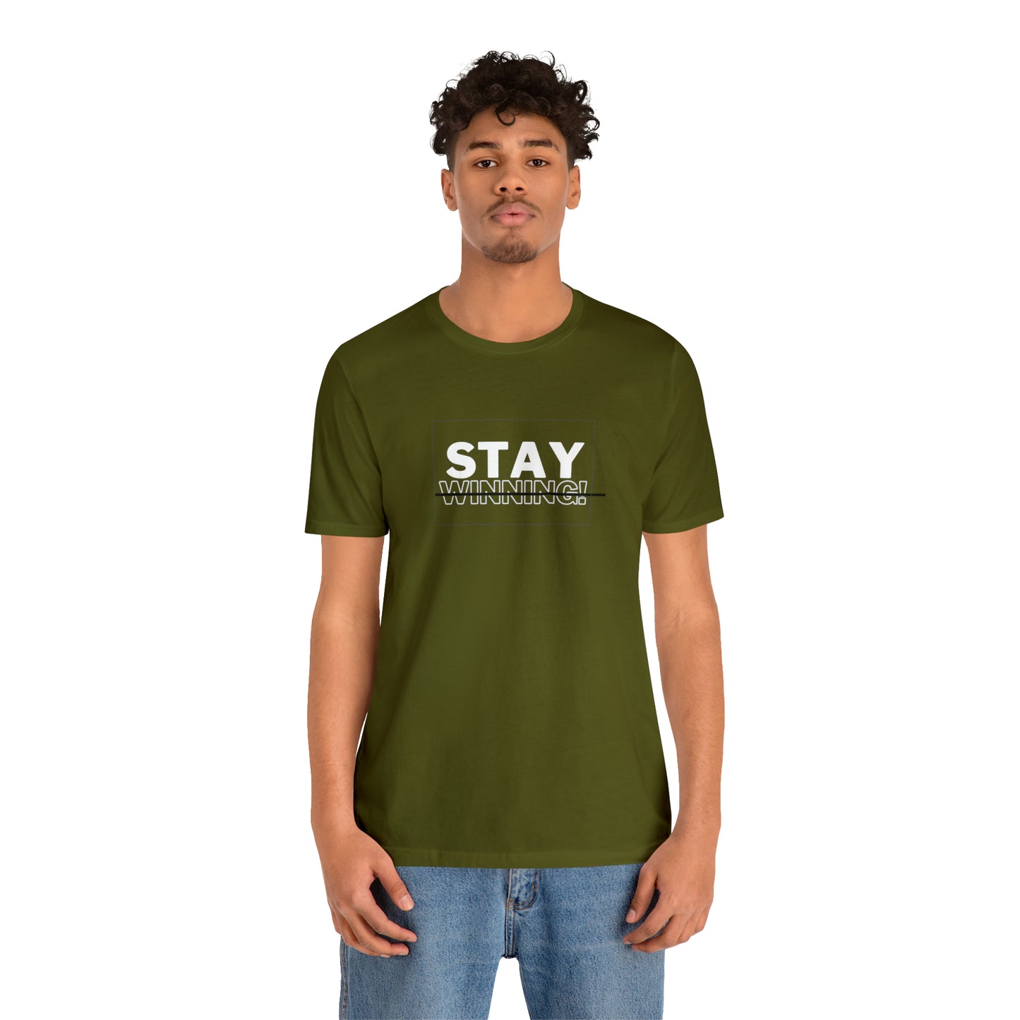 Soluvd Stay Winning Unisex, Women's, Men's Short Sleeve Tee