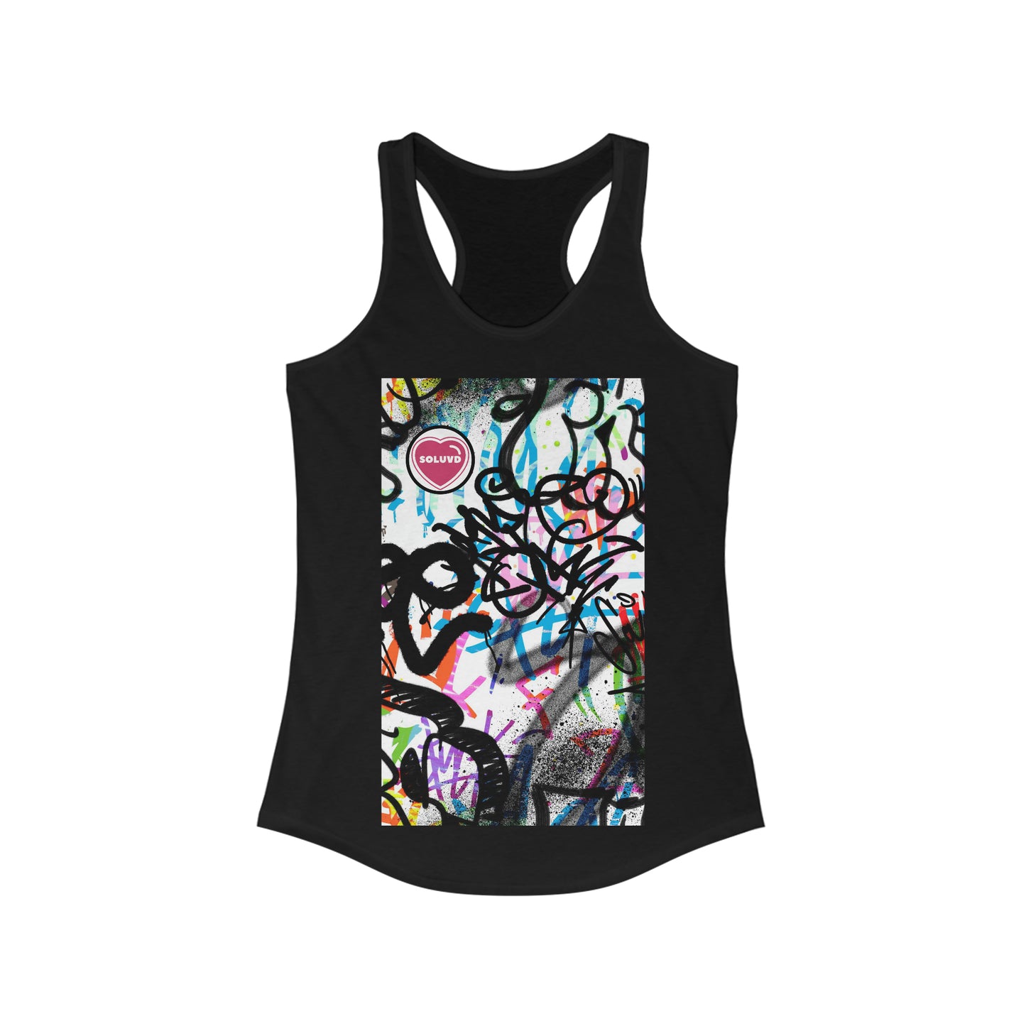 Soluvd Subway Women's Racerback Tank